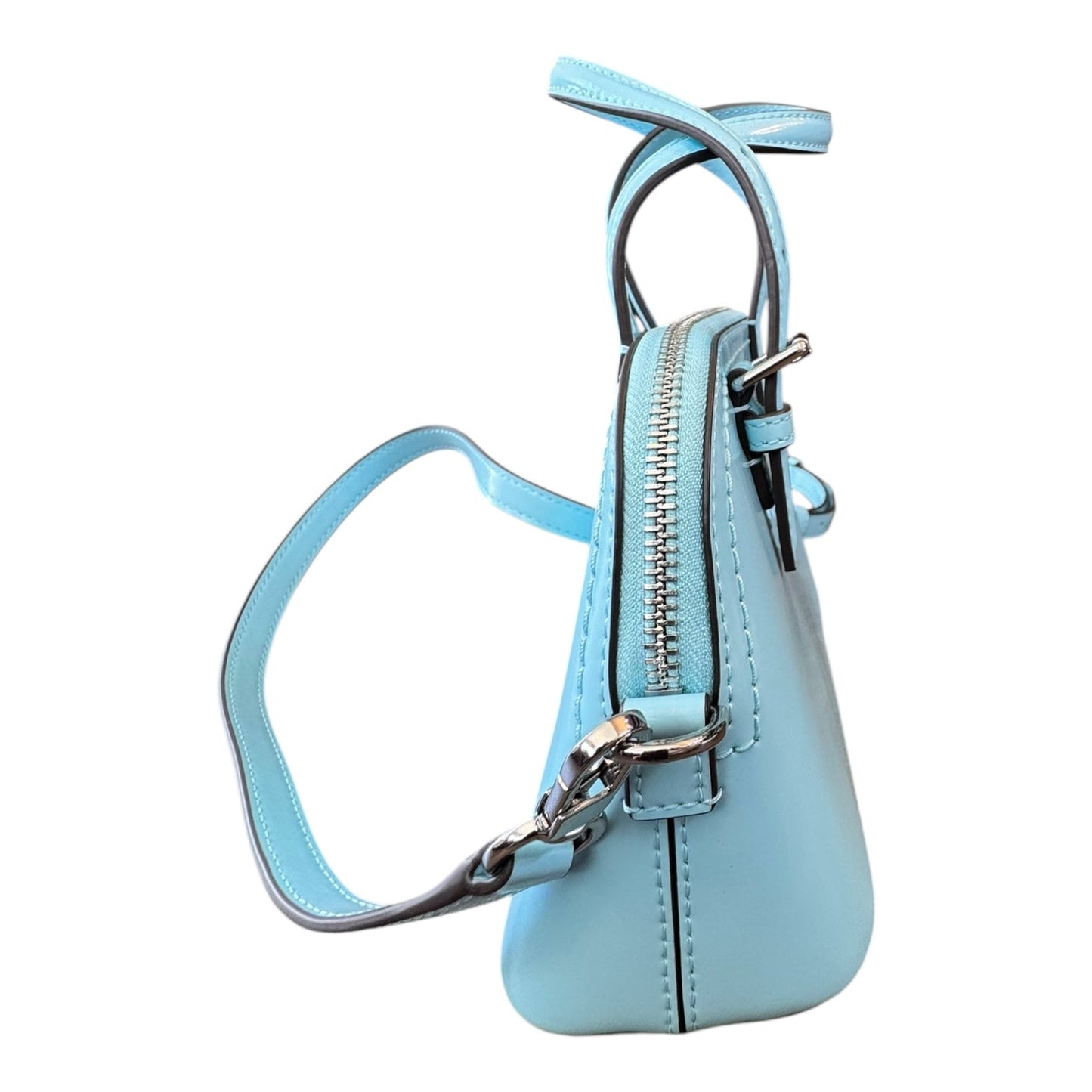 Handbag Designer By Tory Burch In Baby Blue, Size:Small