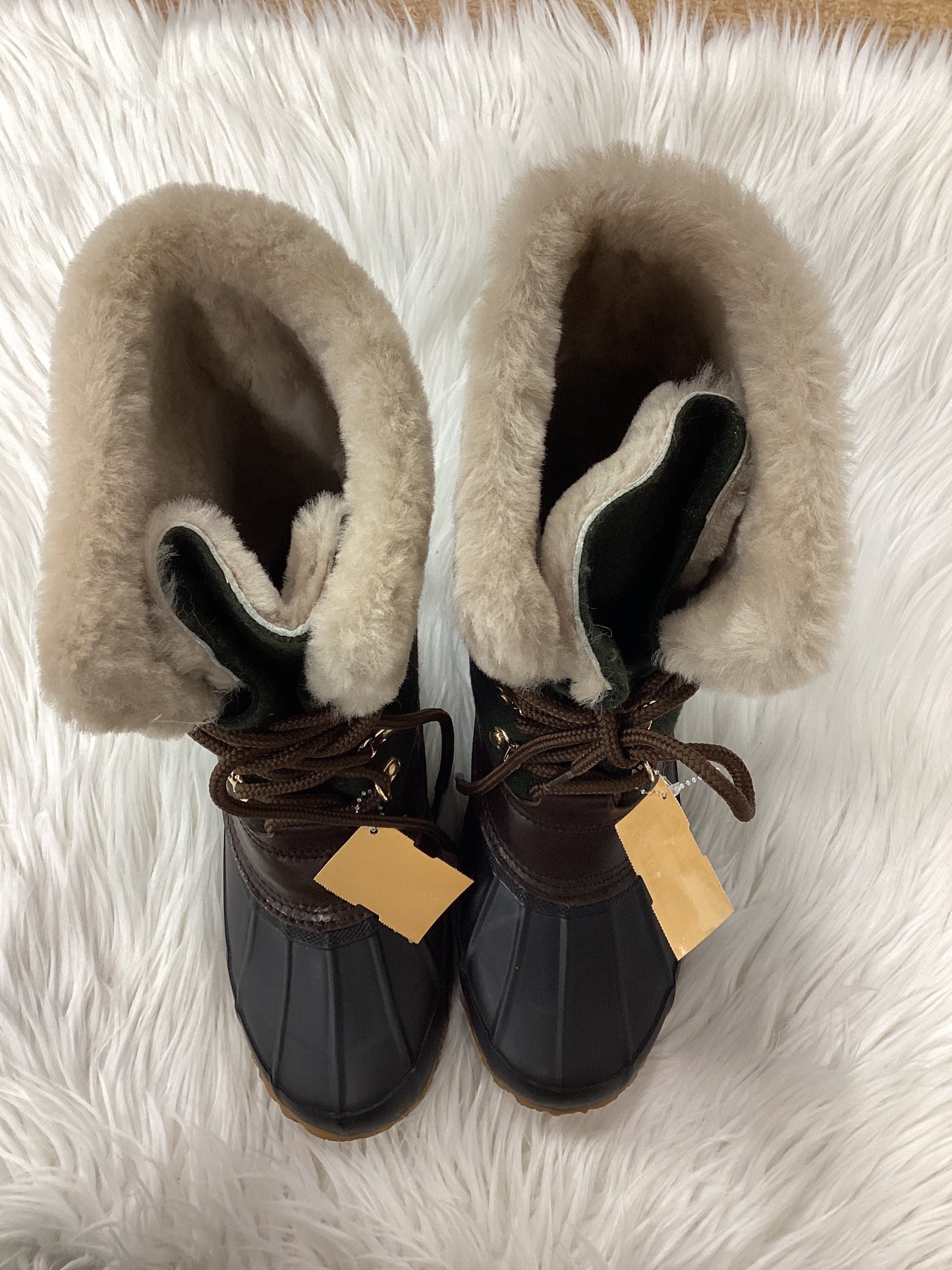 Boots Designer By Tory Burch In Green, Size:8