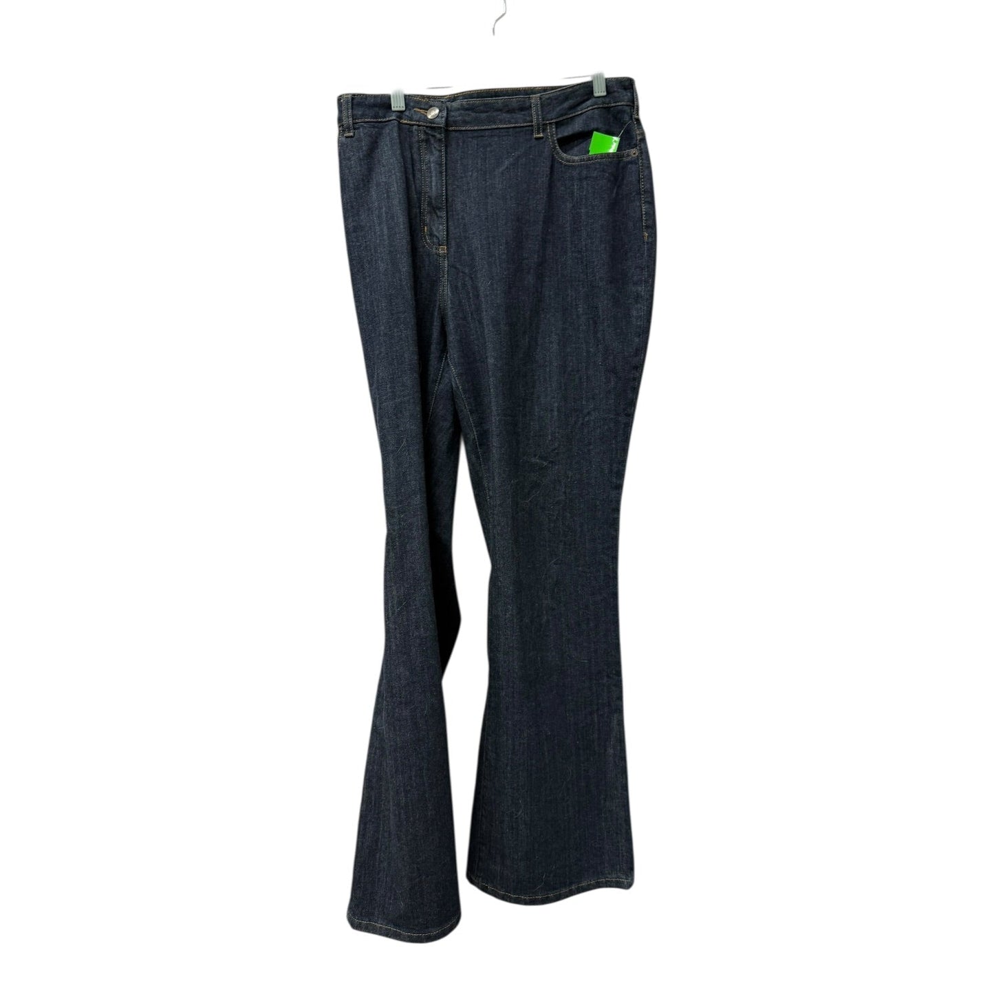 Jeans Flared By Boden In Blue Denim, Size:18