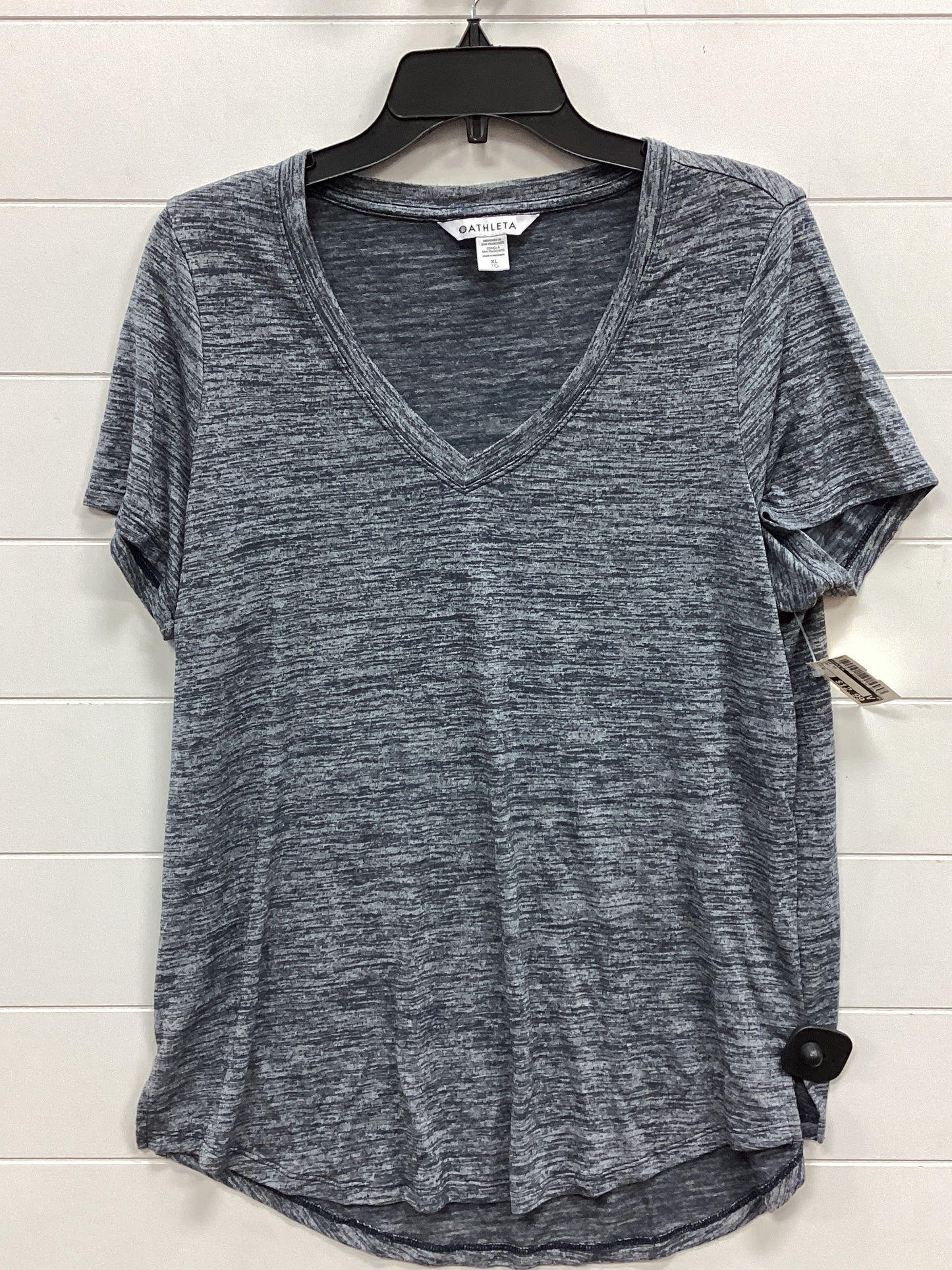 Top Ss By Athleta In Grey, Size:Xl