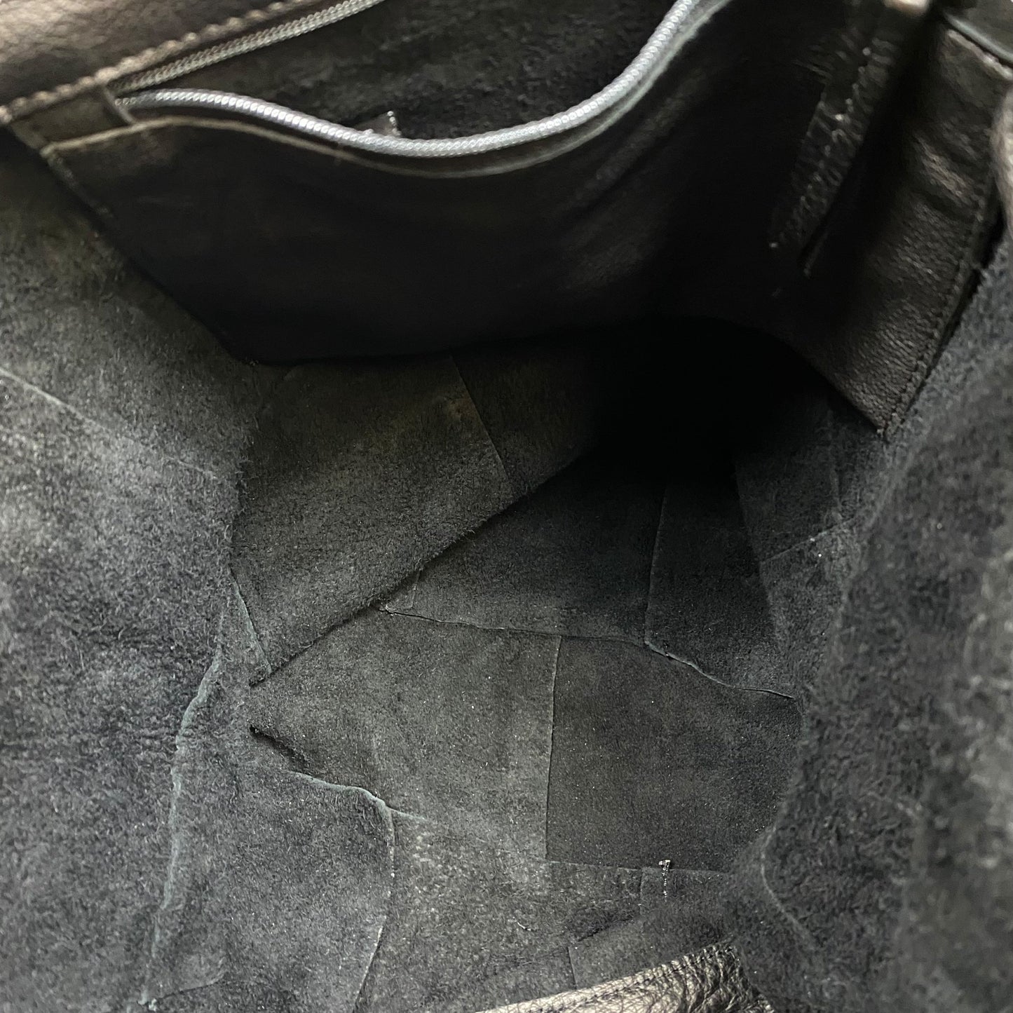 Handbag Leather By Day & Mood In Black, Size:Medium