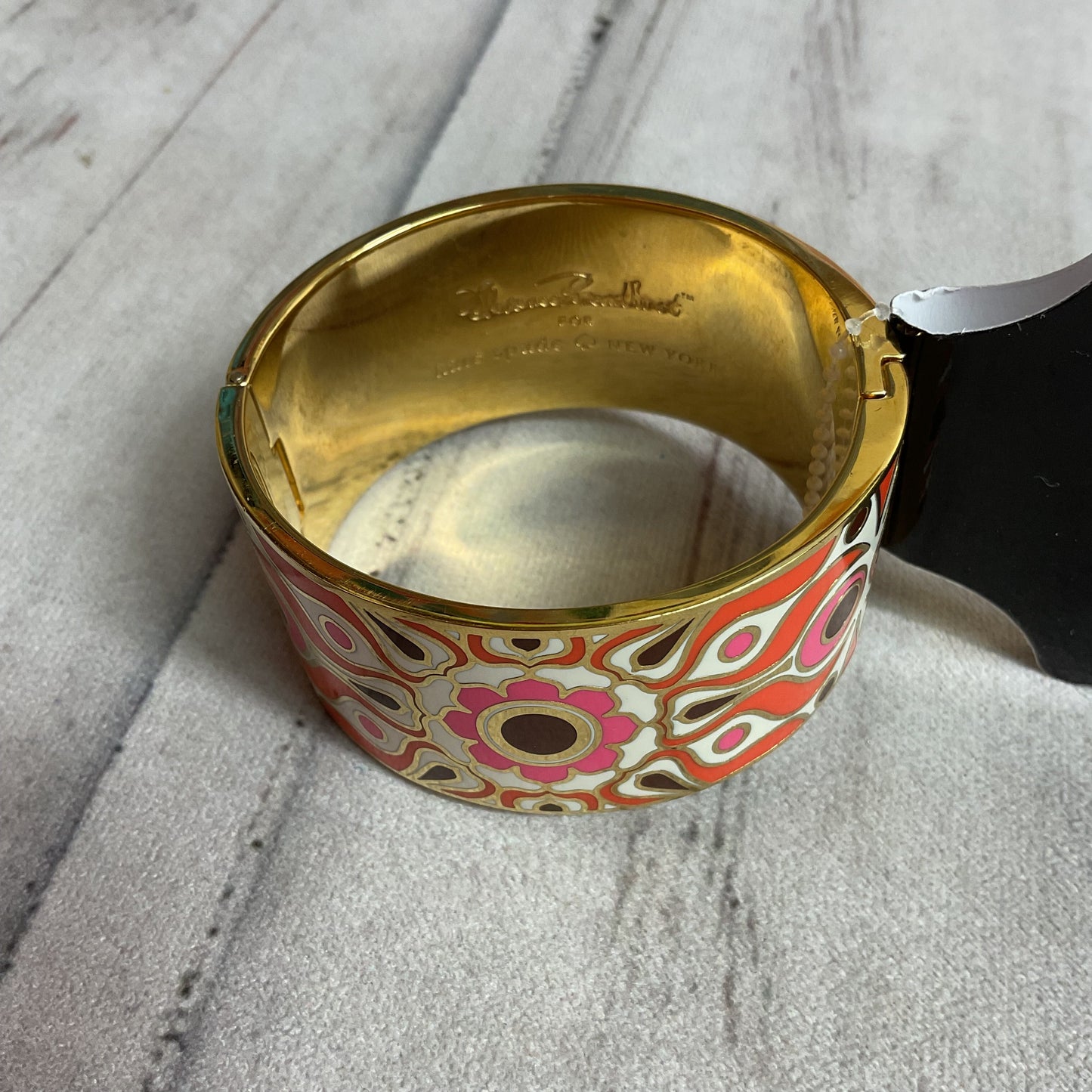 Bracelet Designer By Kate Spade In Orange & Pink