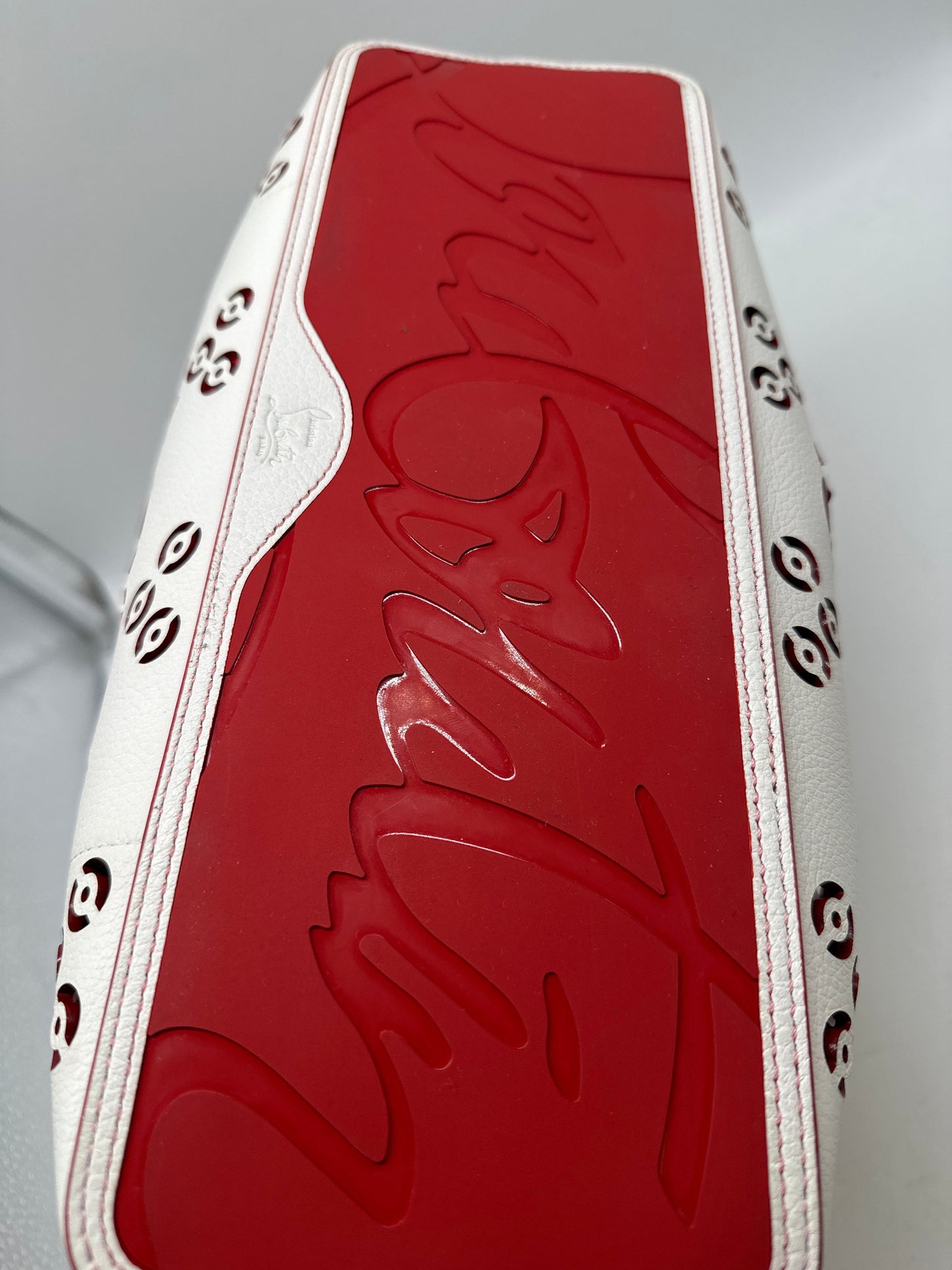 Handbag Luxury Designer By Christian Louboutin, Size: Large