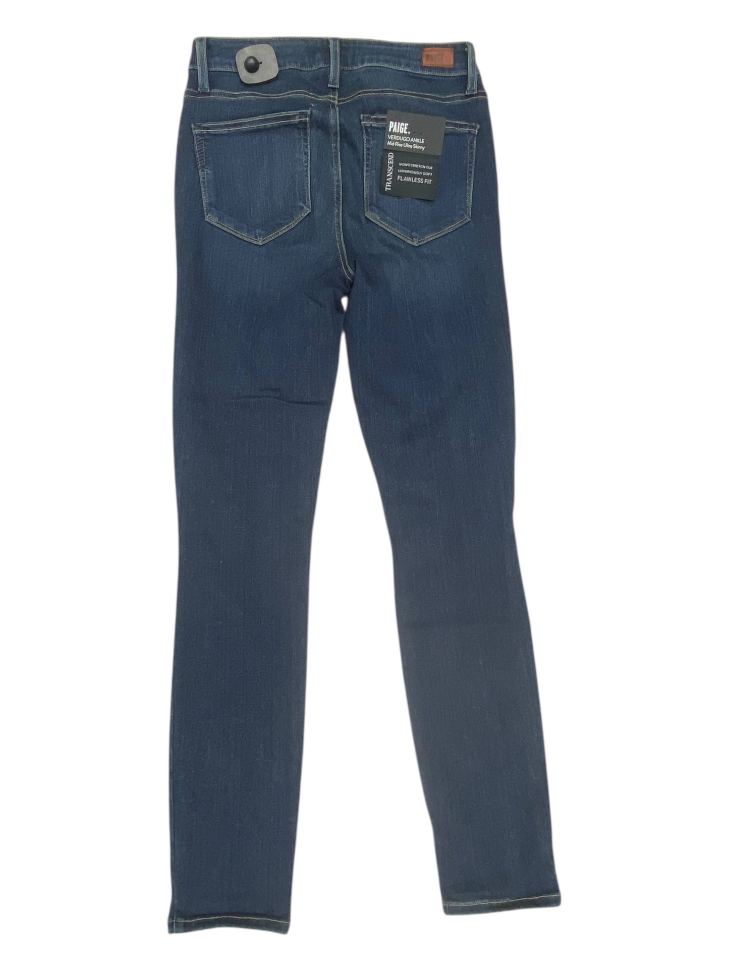 Jeans Skinny By Paige In Blue Denim, Size:4