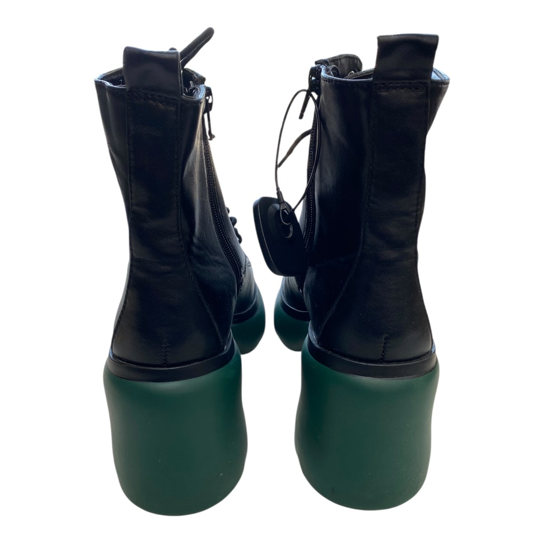 Boots Combat By Bar Iii In Black & Green, Size:7.5
