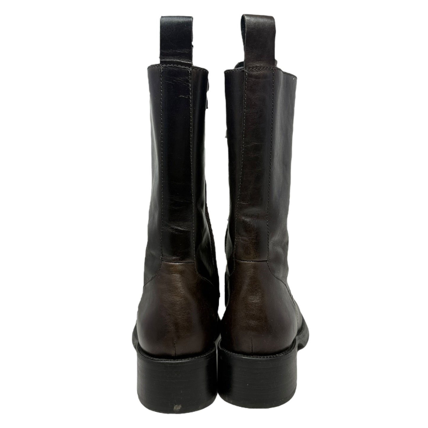 Gazette Combat Boots By Jeffery Campbell In Brown, Size: 8