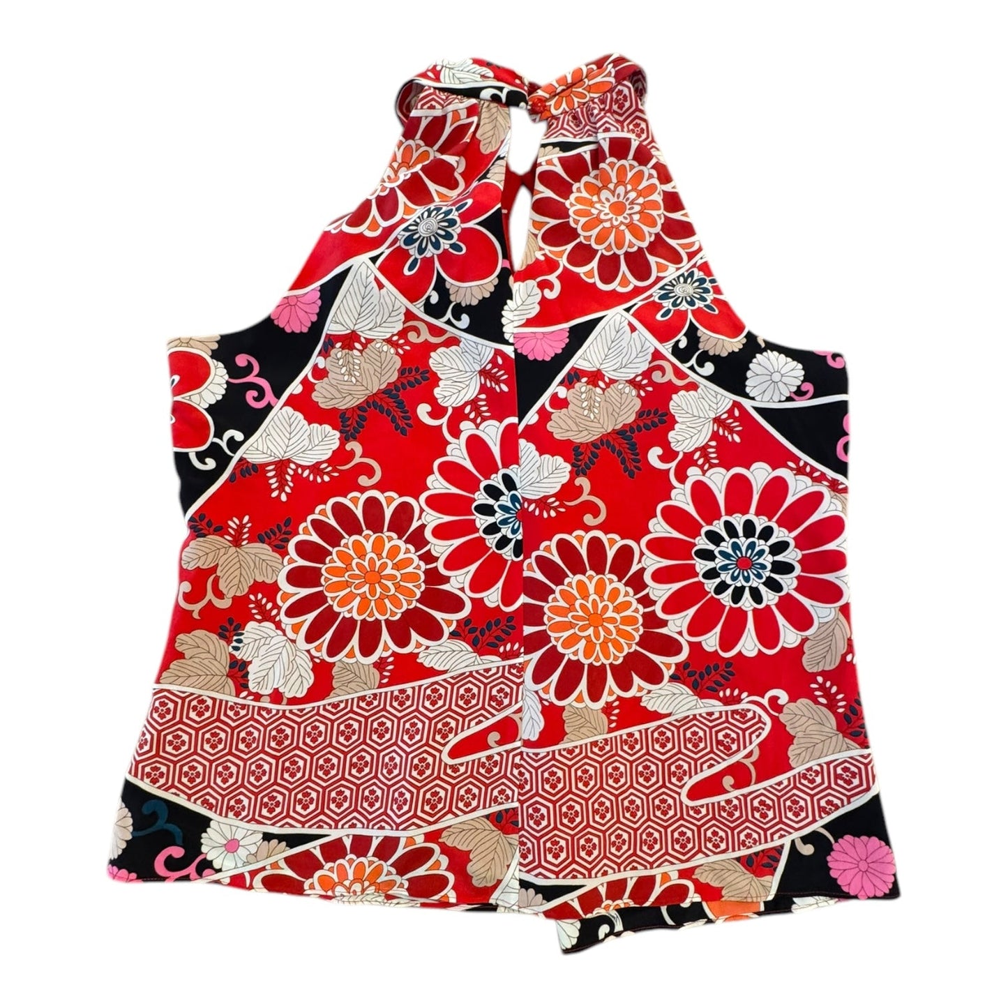 Top Sleeveless Designer By Trina Turk In Multi, Size:Xl