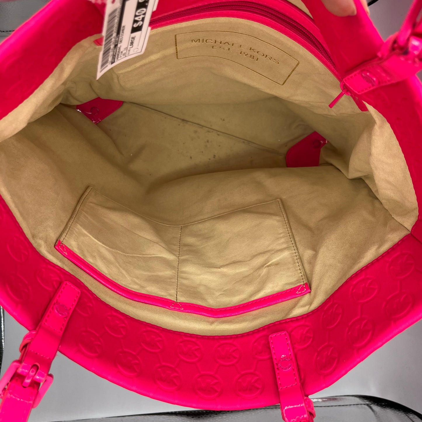 HANDBAG DESIGNER by MICHAEL KORS In PINK, Size: LARGE