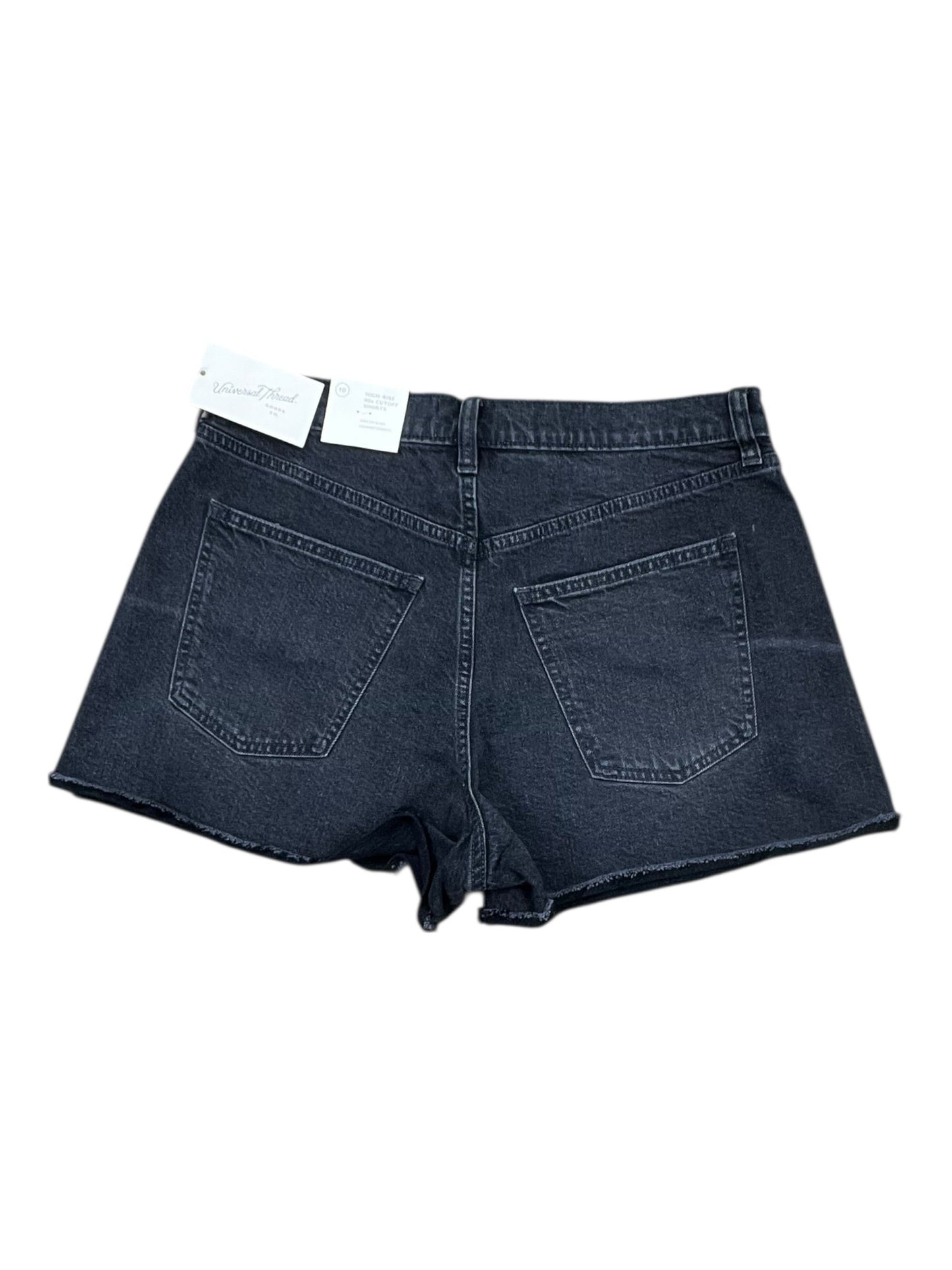 Shorts By Universal Thread In Black Denim, Size:M