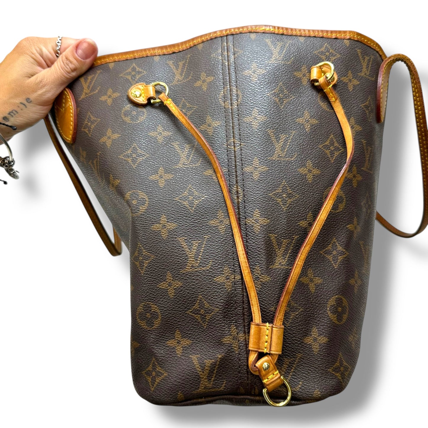 Neverfull MM Luxury Designer By Louis Vuitton, Size: Medium