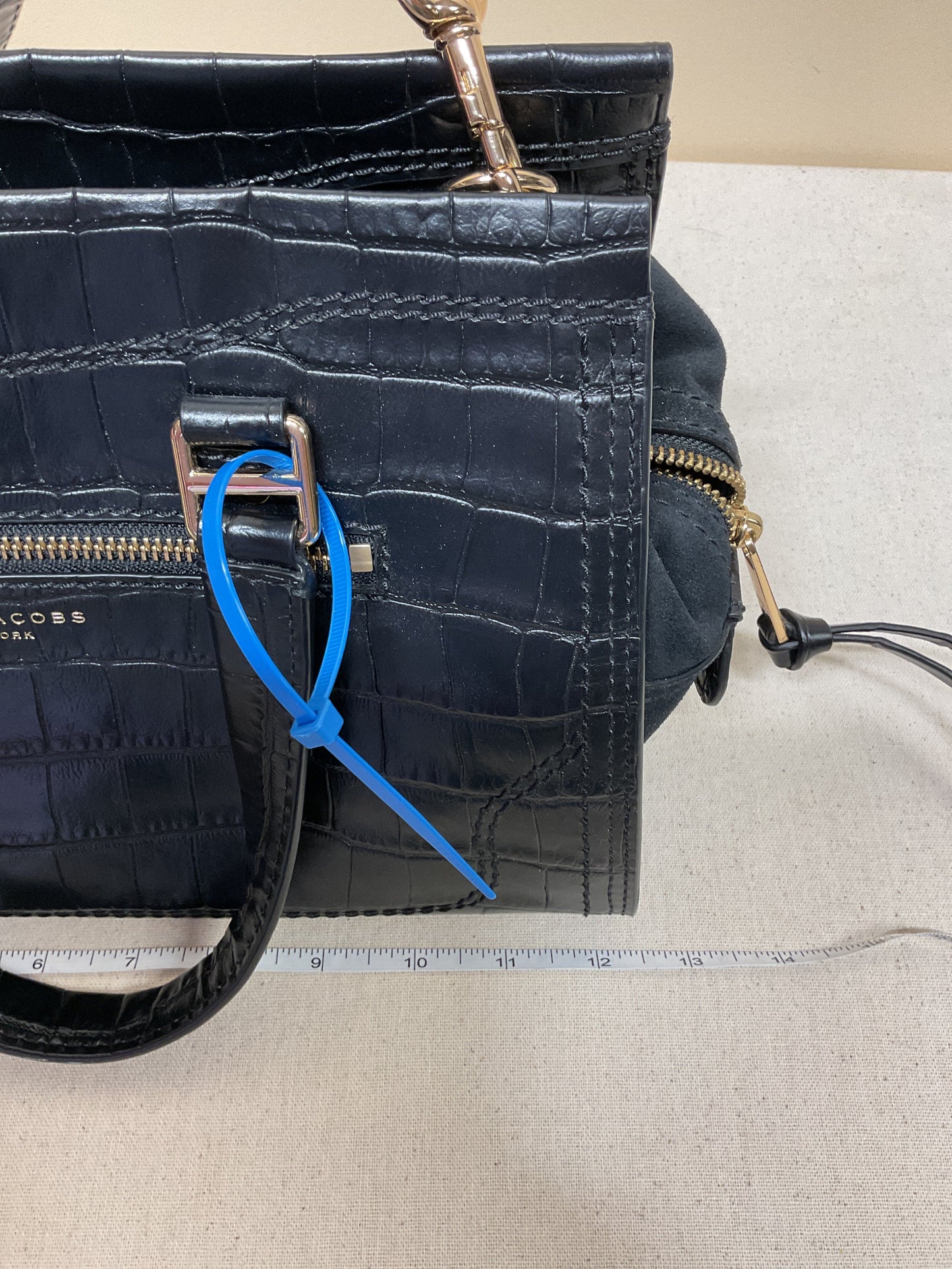 Handbag Luxury Designer By Marc Jacobs In Black, Size:Medium