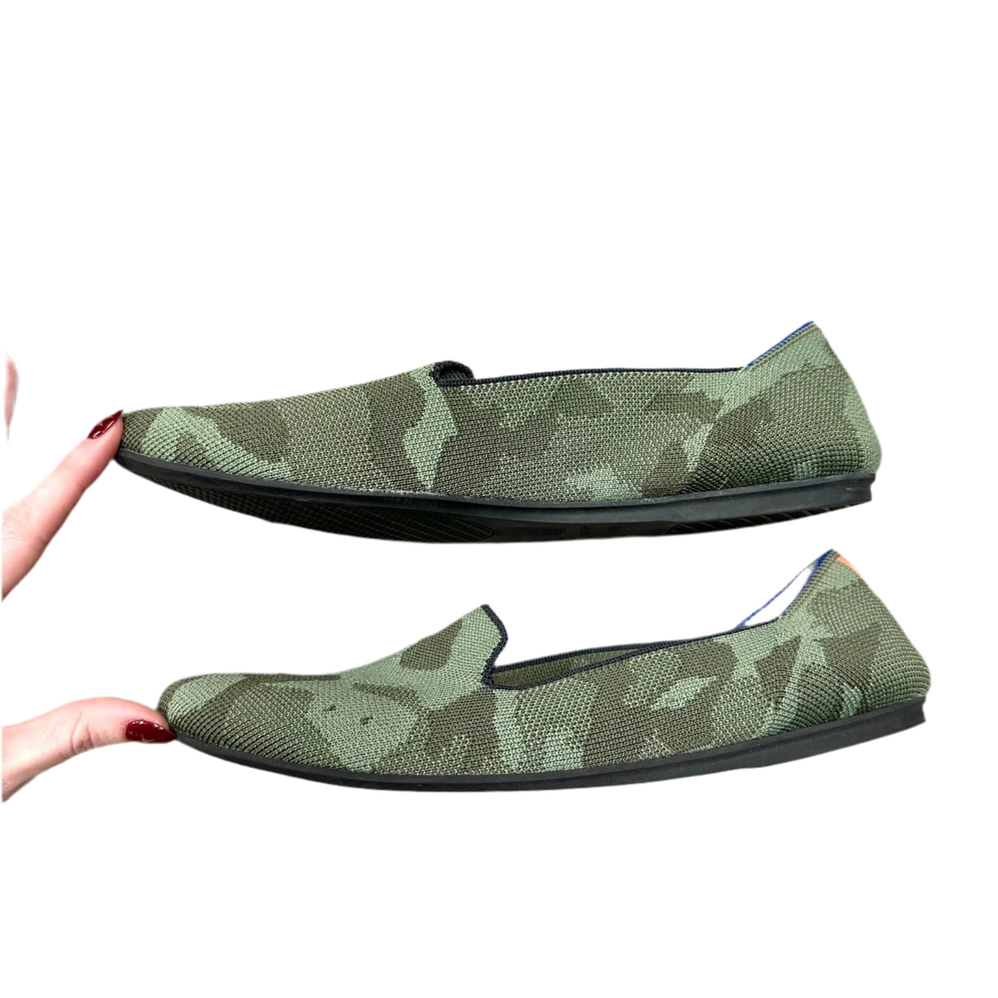 Shoes Flats By Rothys In Camouflage Print, Size: 10.5