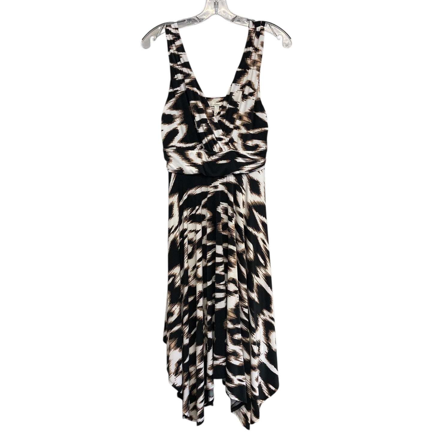 Dress Casual Midi By Soma In Animal Print, Size:M