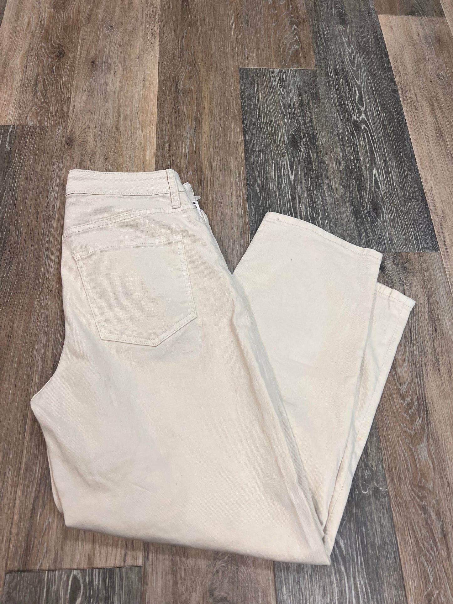 -JEANS WIDE LEG by KUT In CREAM, Size: 6