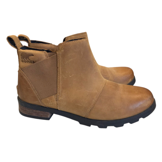 Boots Ankle Flats By Sorel In Brown, Size:7