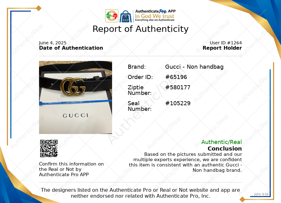 Belt Luxury Designer By Gucci, Size: Small