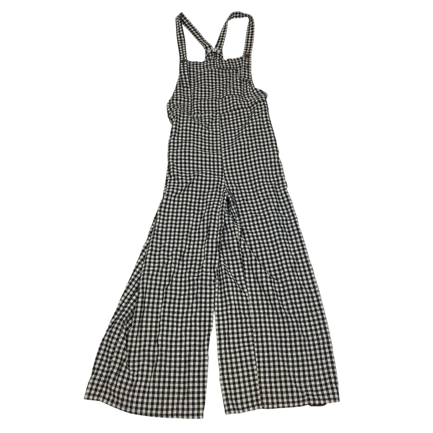 Overalls By Polagram In Black & White, Size:L