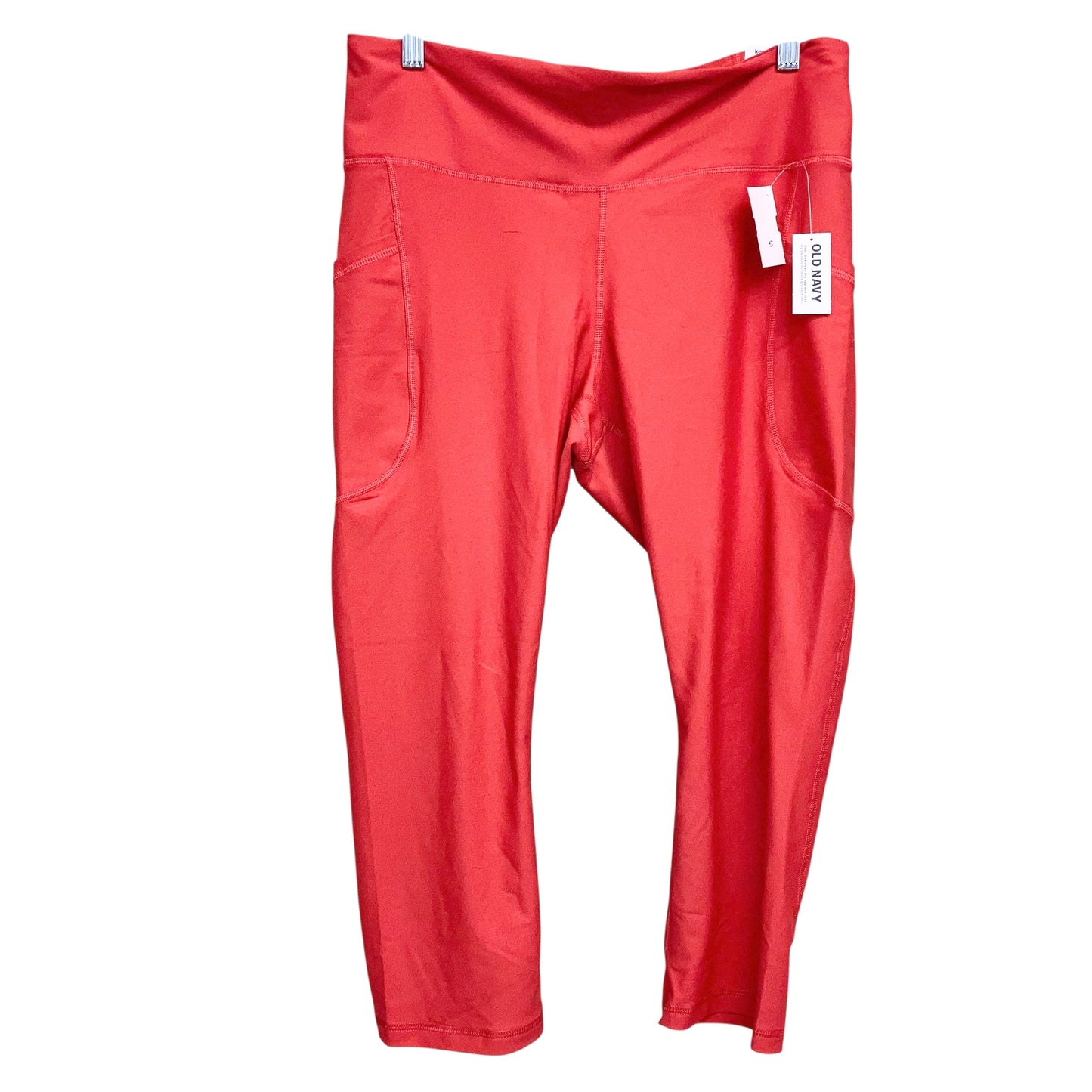 Athletic Leggings By Old Navy In Red, Size:Xl