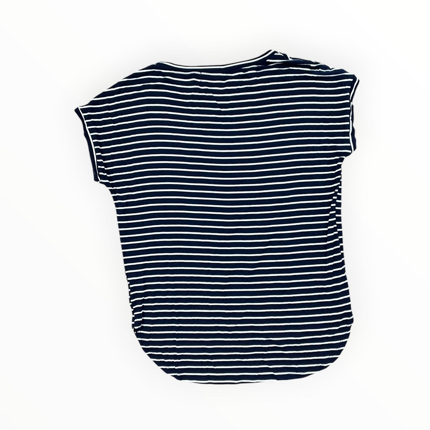 Top Ss By Ginger G In Blue & Cream, Size:S