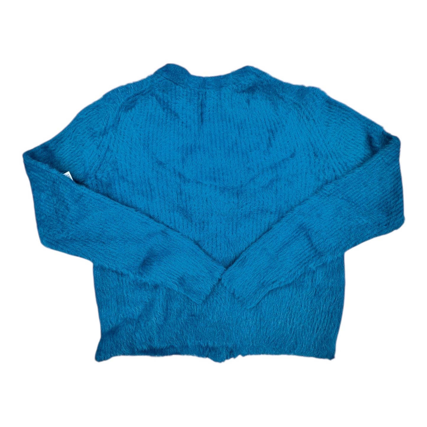 Sweater Cardigan By Banana Republic In Teal, Size:M