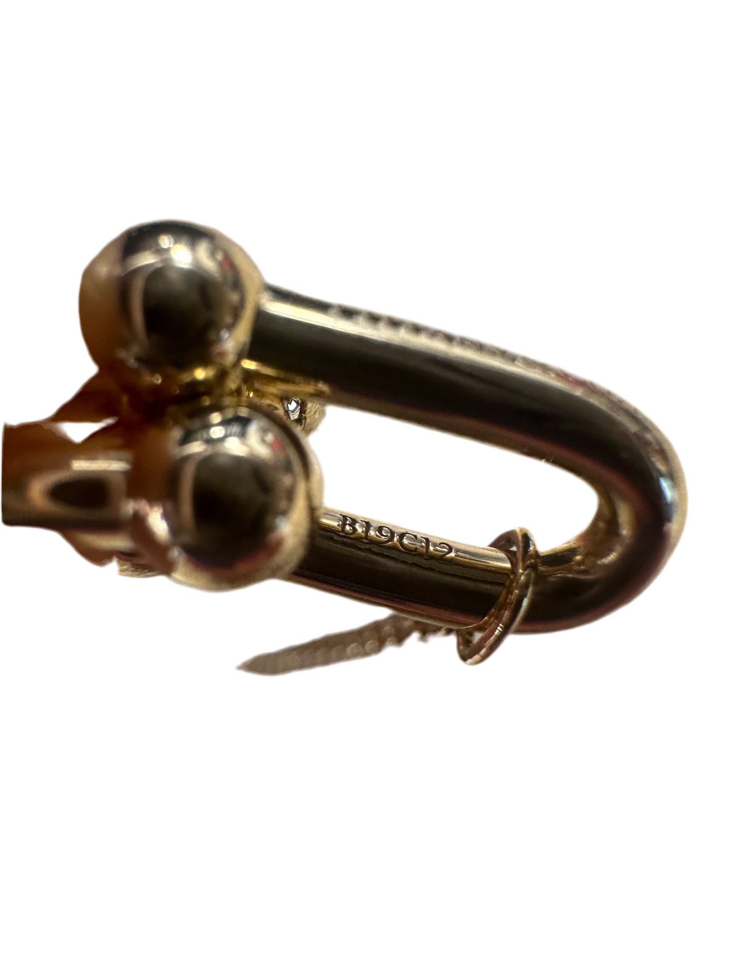 Tiffany & Company 18K Hardware Double Link Luxury Bracelet, SIZE: 6”