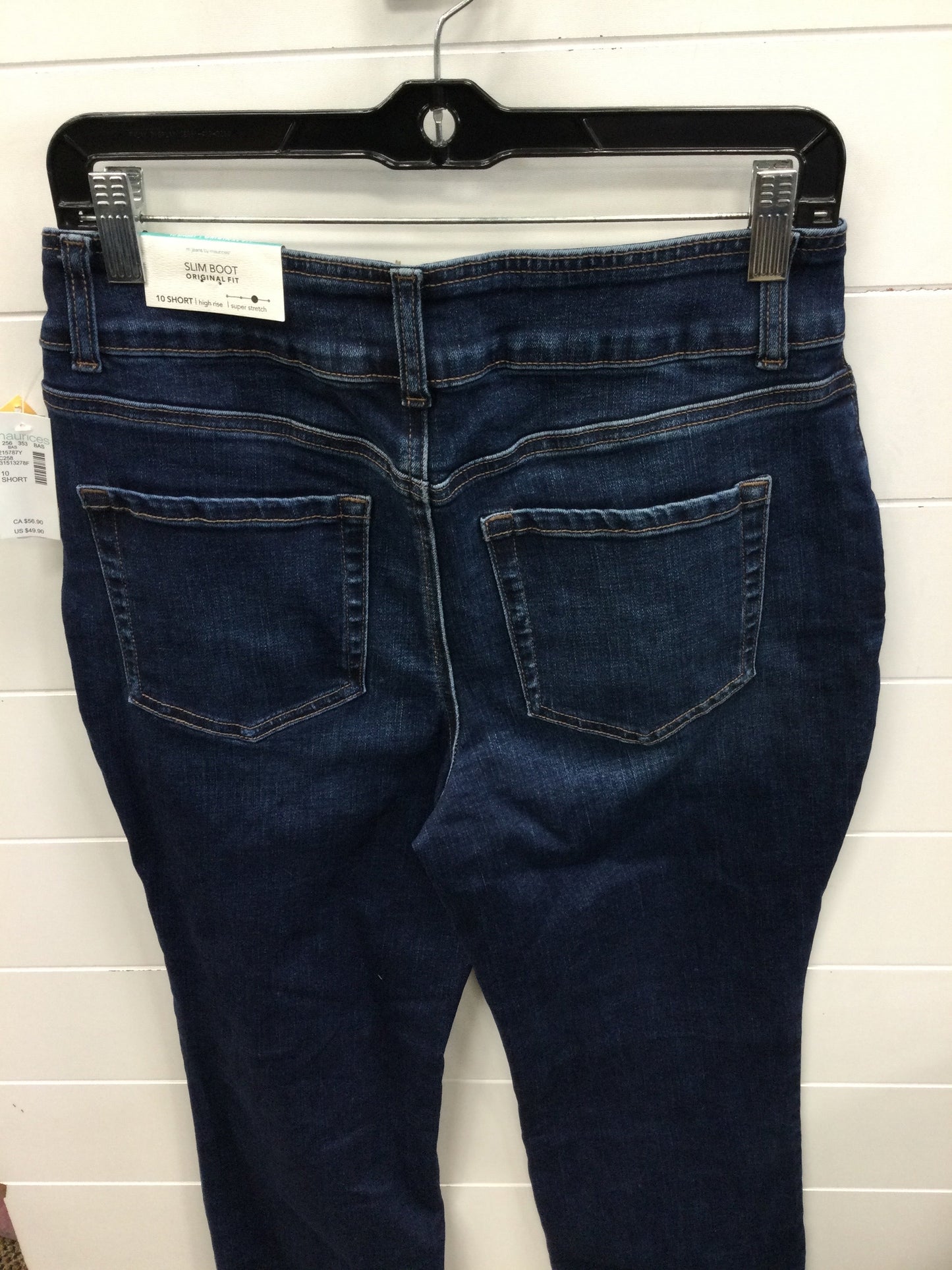 Jeans Boot Cut By Maurices In Blue Denim, Size:10P