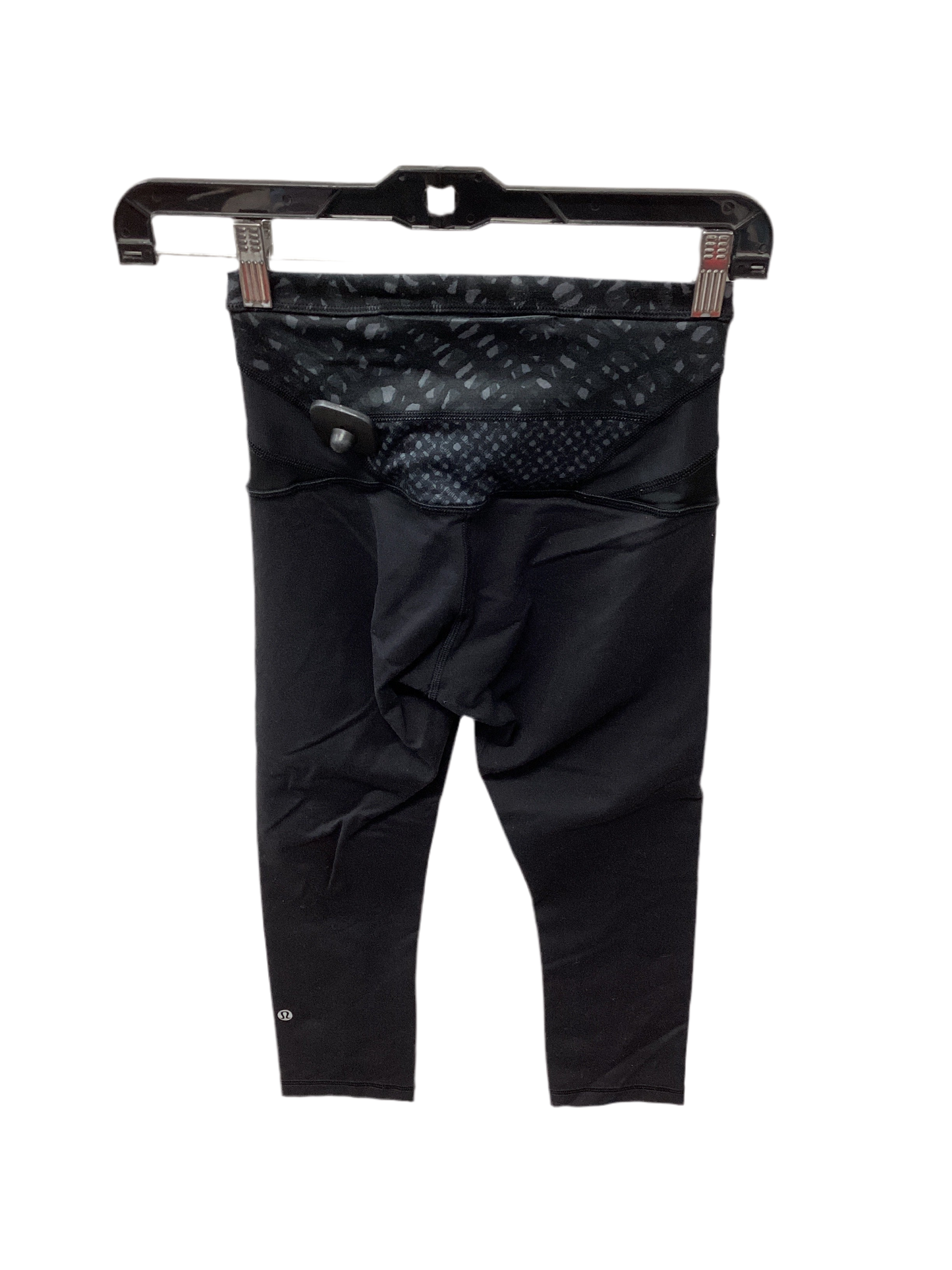 Athletic Leggings Capris By Lululemon In Black, Size:4