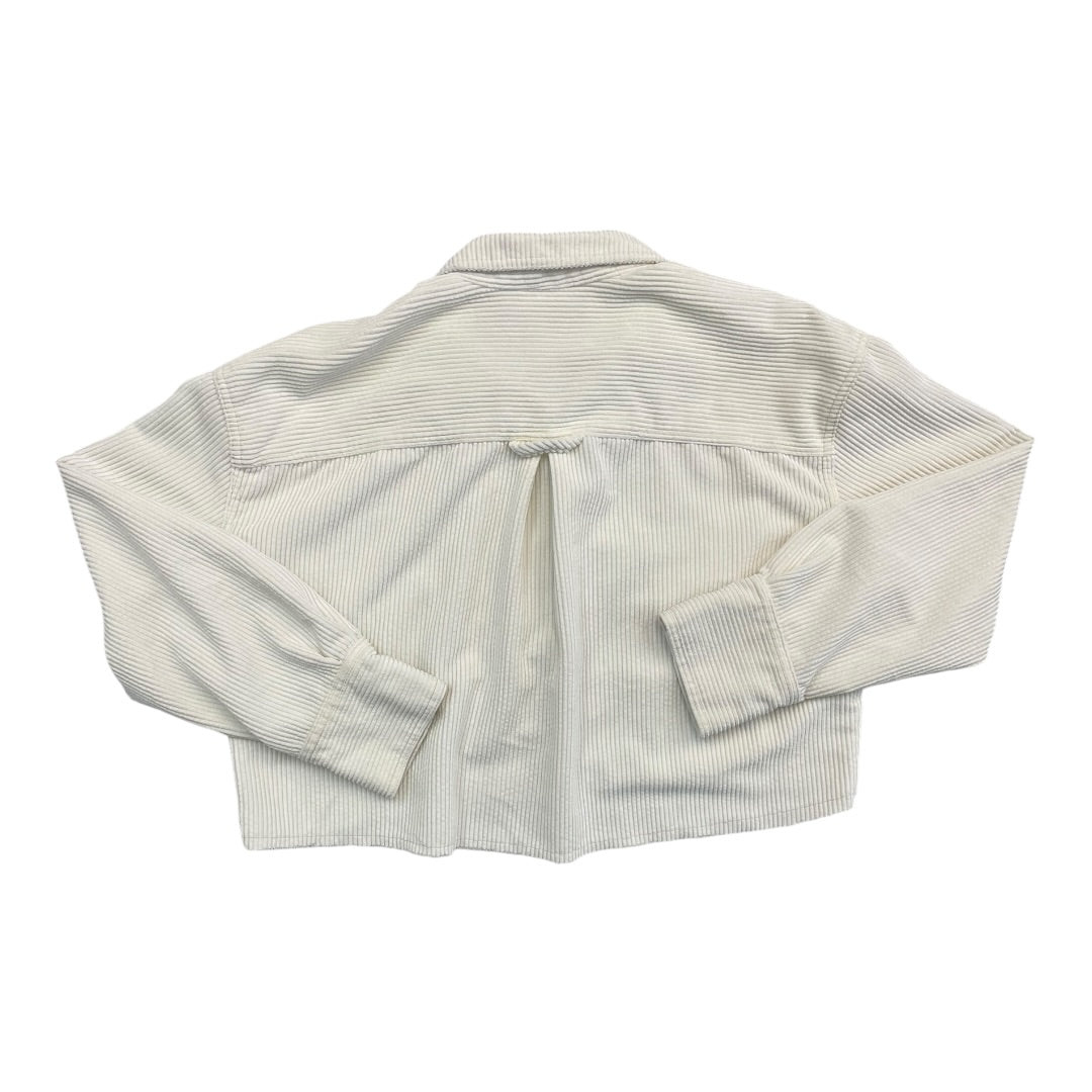 Jacket Shirt By Bdg In Cream, Size:M