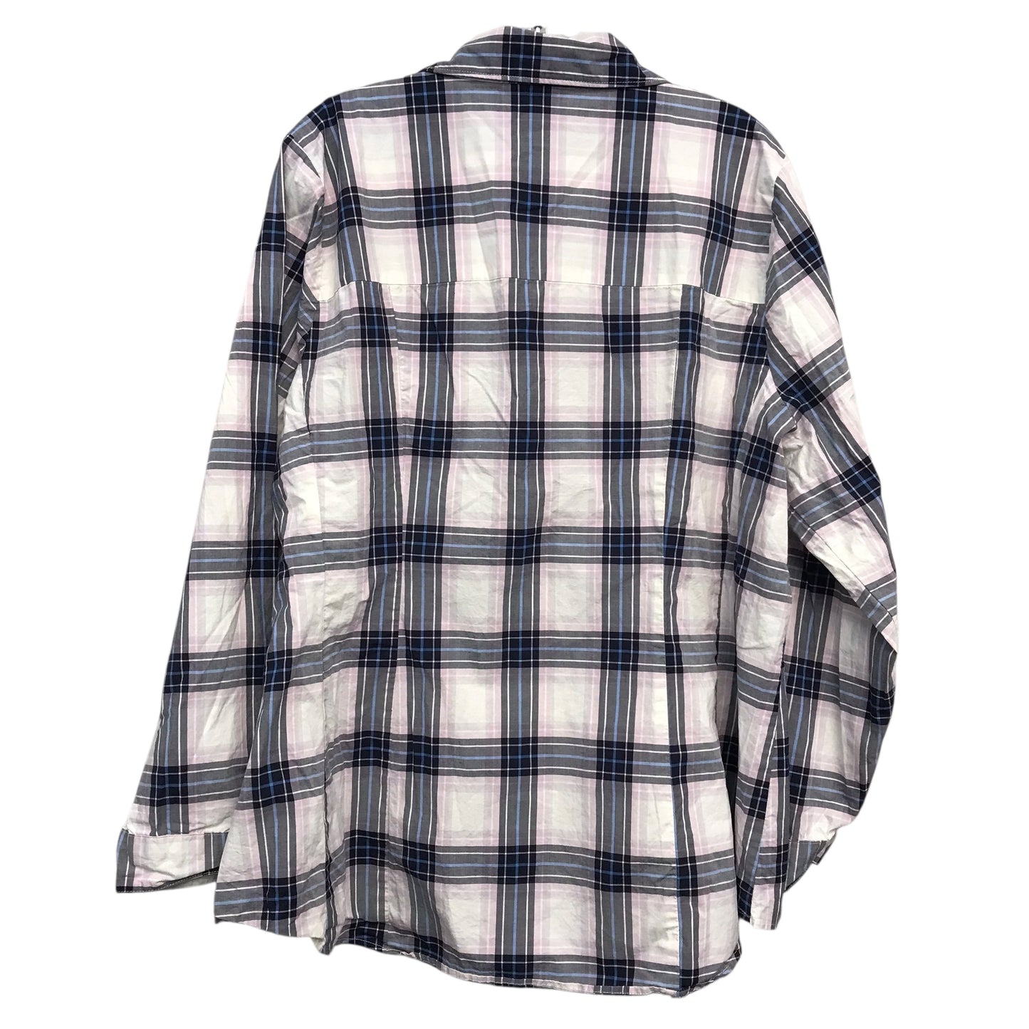 Top Ls By Lane Bryant In Plaid Pattern, Size:2X