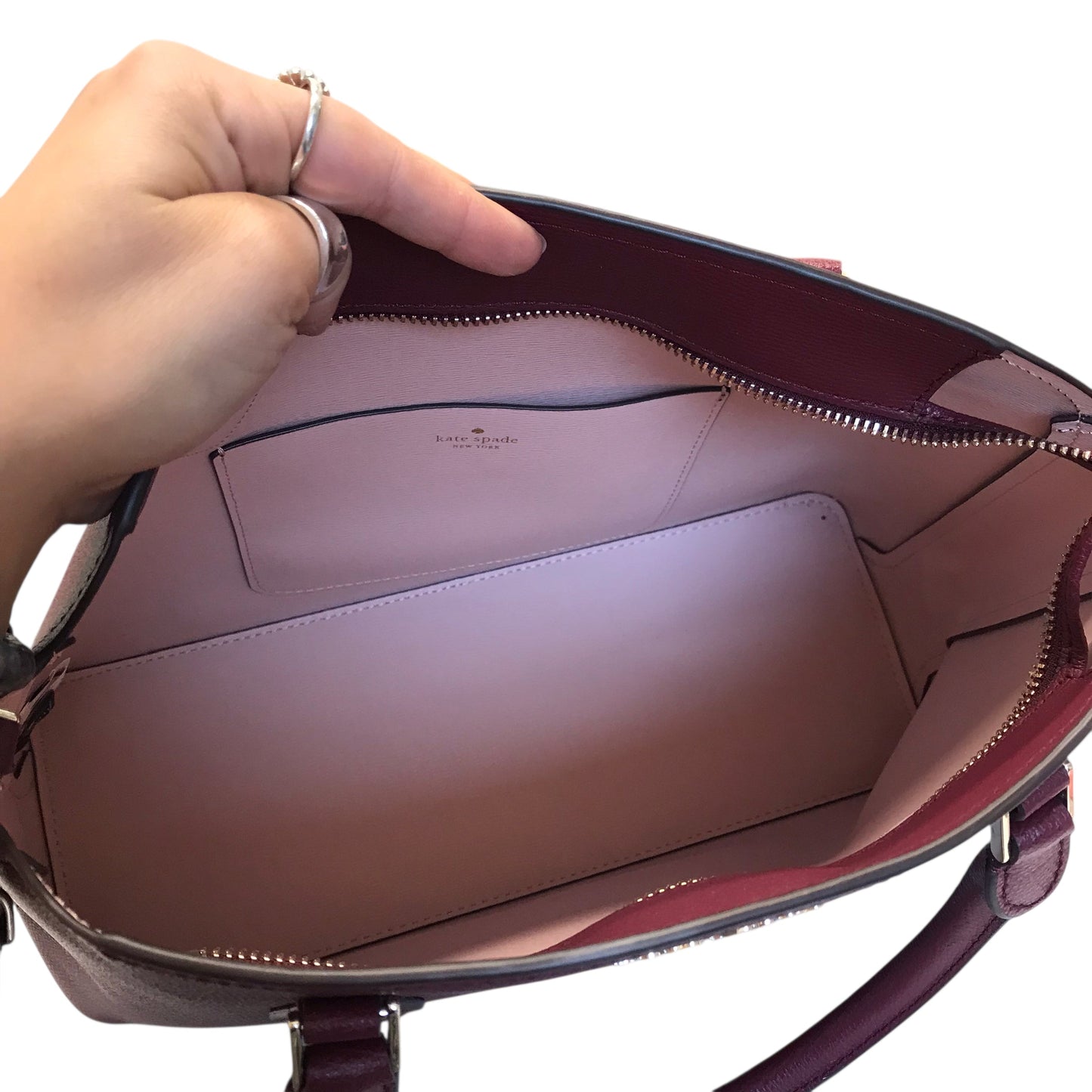 Handbag Designer By Kate Spade In Red, Size:Large