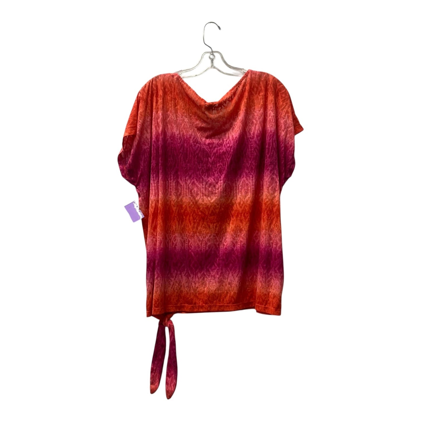 Top Ss By Ralph Lauren Blue Label In Orange & Pink, Size:3X