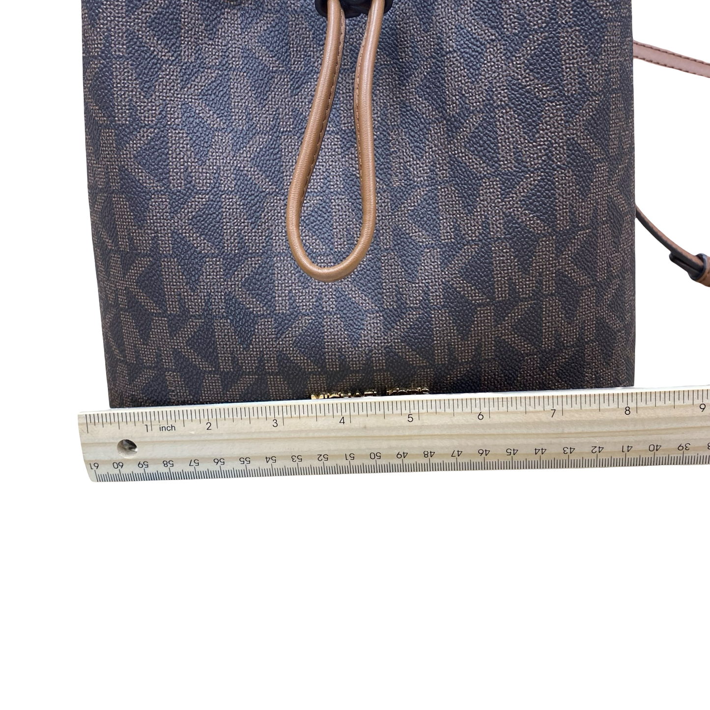 Handbag Designer By Michael Kors In Brown, Size:Small