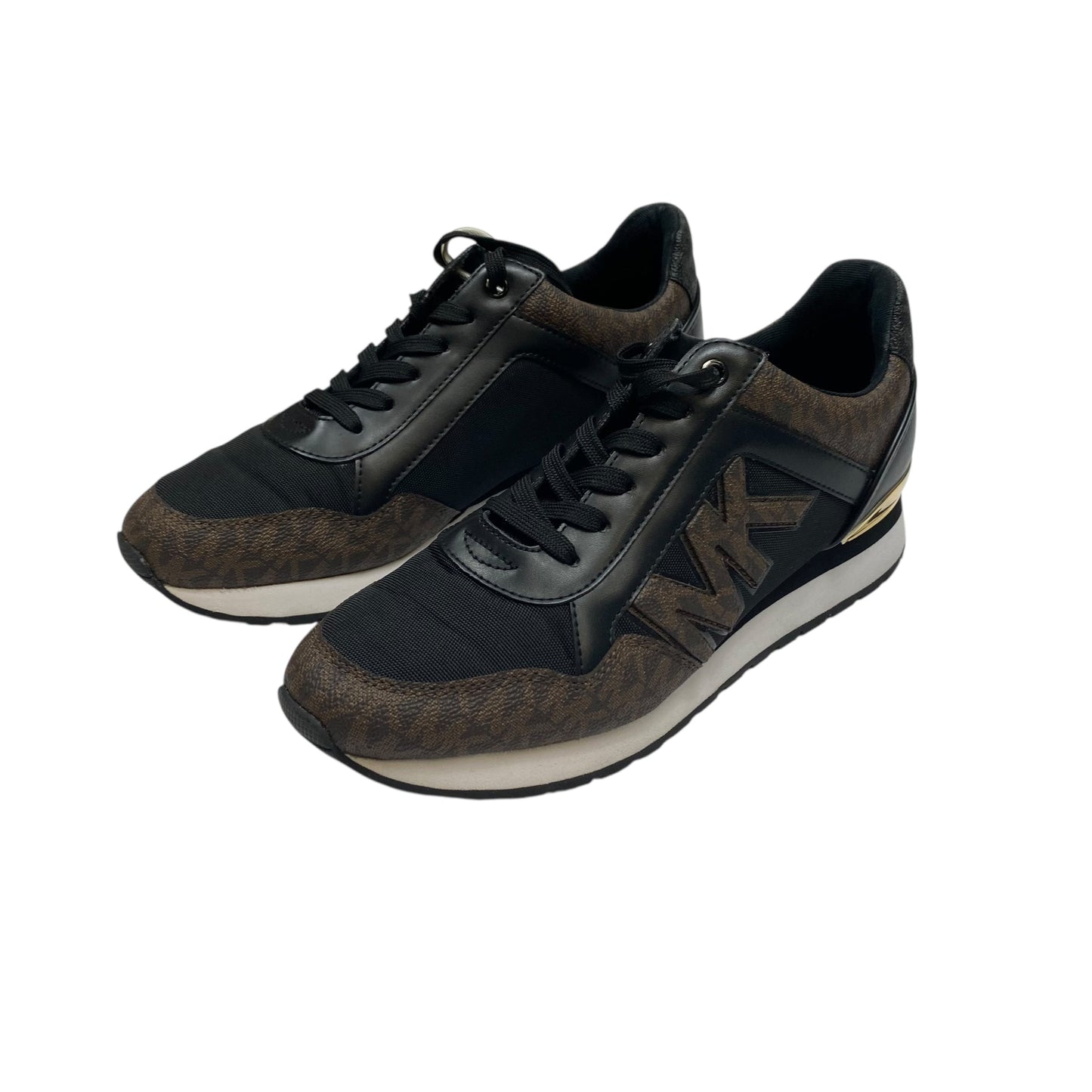 Shoes Sneakers By Michael By Michael Kors In Black & Brown, Size:8.5