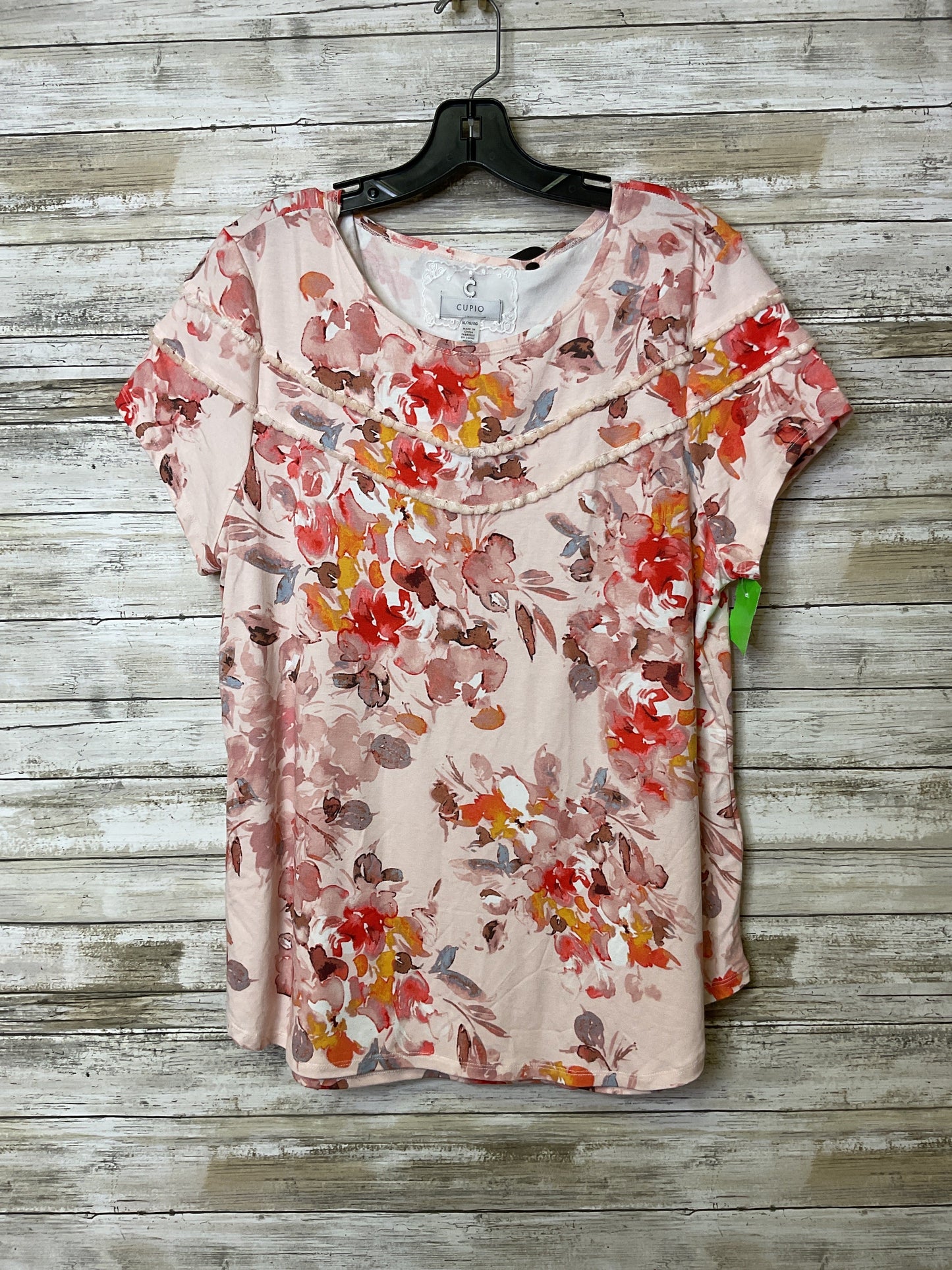 Top Ss By Cupio In Floral Print, Size:Xl