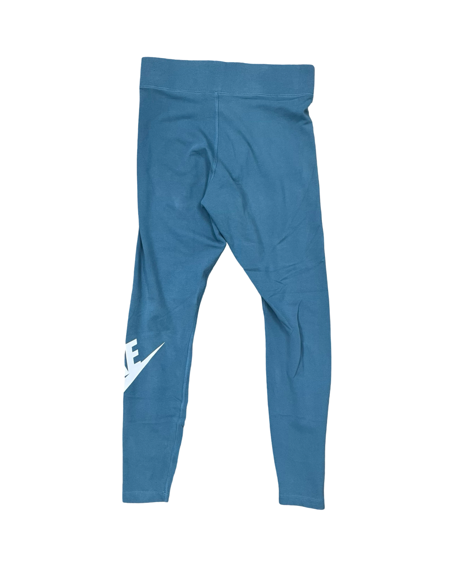 Athletic Leggings By Nike In Teal, Size:M