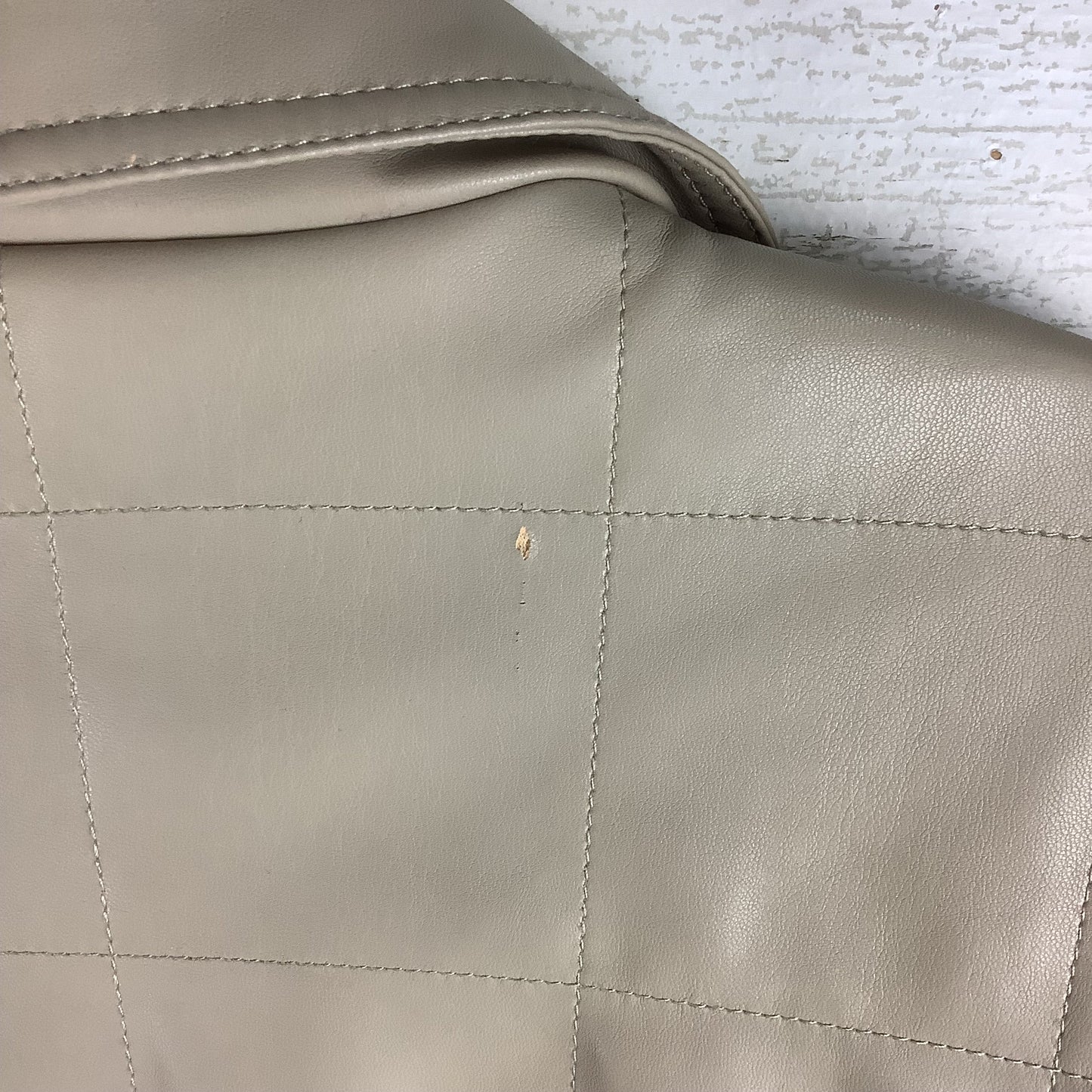 Jacket By Topshop In Taupe, Size: 14