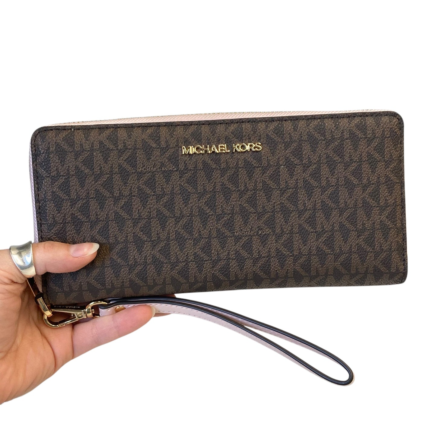 Wallet Designer By Michael Kors In Brown, Size:Medium