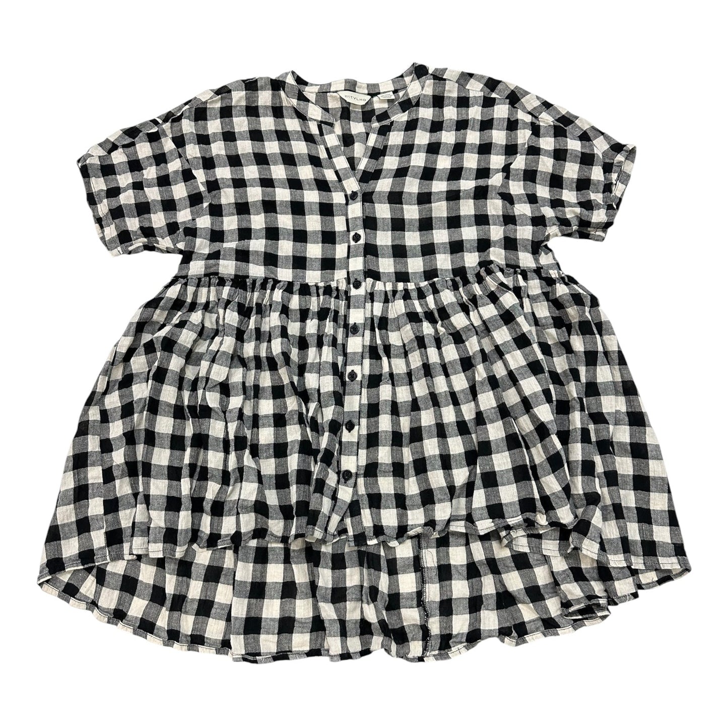 Top Ss By Cmb In Black & White, Size:M
