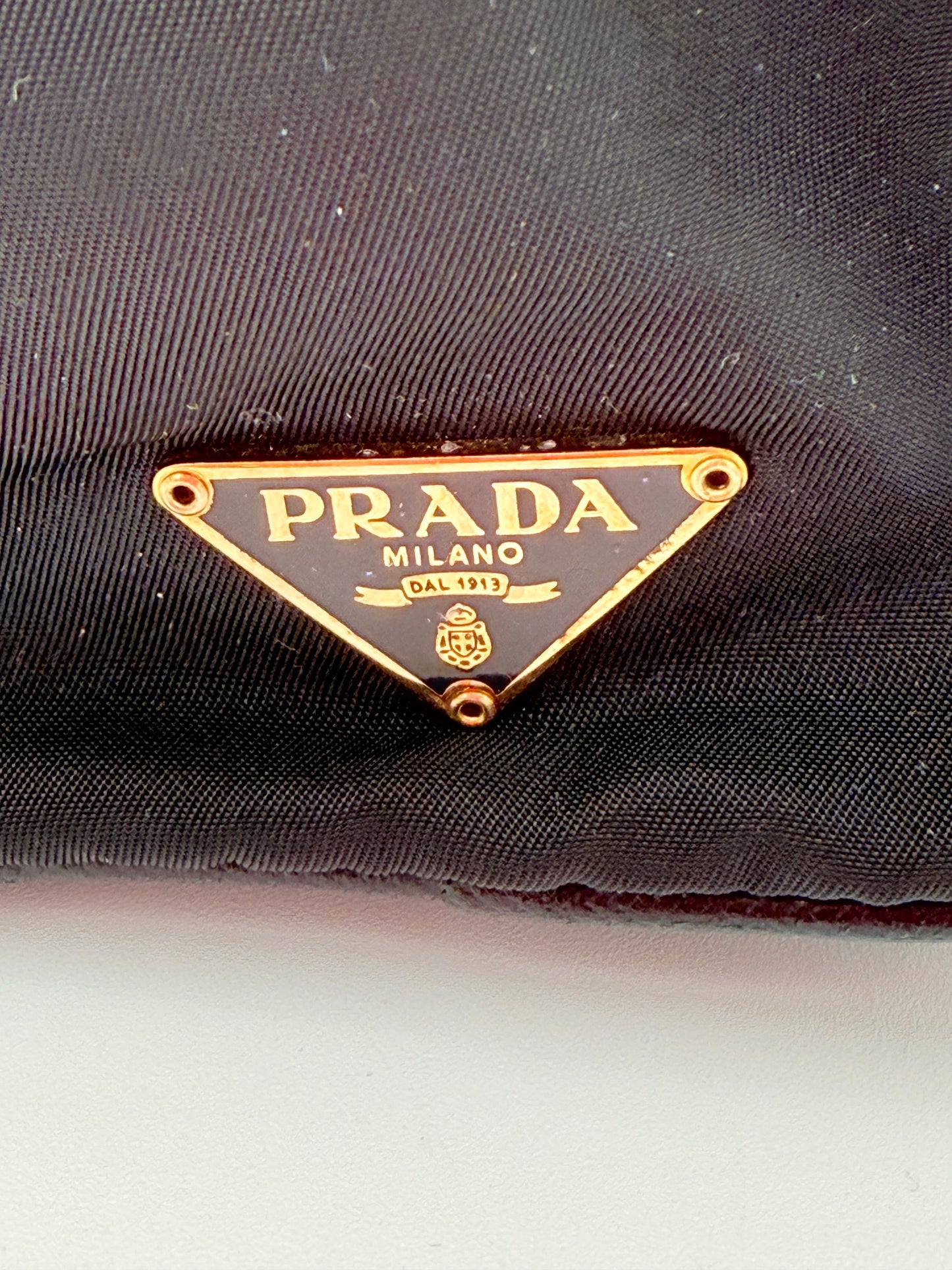 Handbag Luxury Designer By Prada In Black, Size:Small