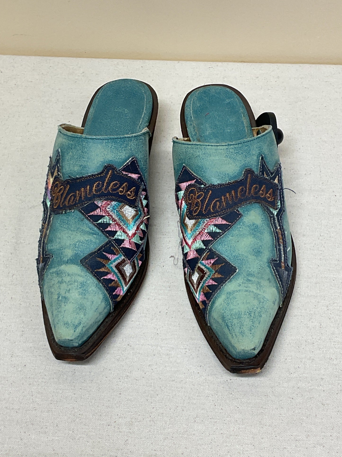 Shoes Heels Kitten By Laredo In Blue, Size:8.5