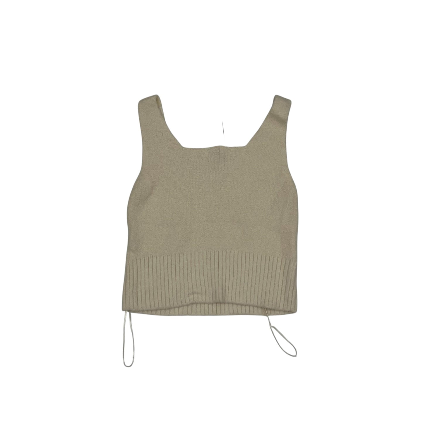 Vest Sweater By A New Day In Cream, Size:Xs