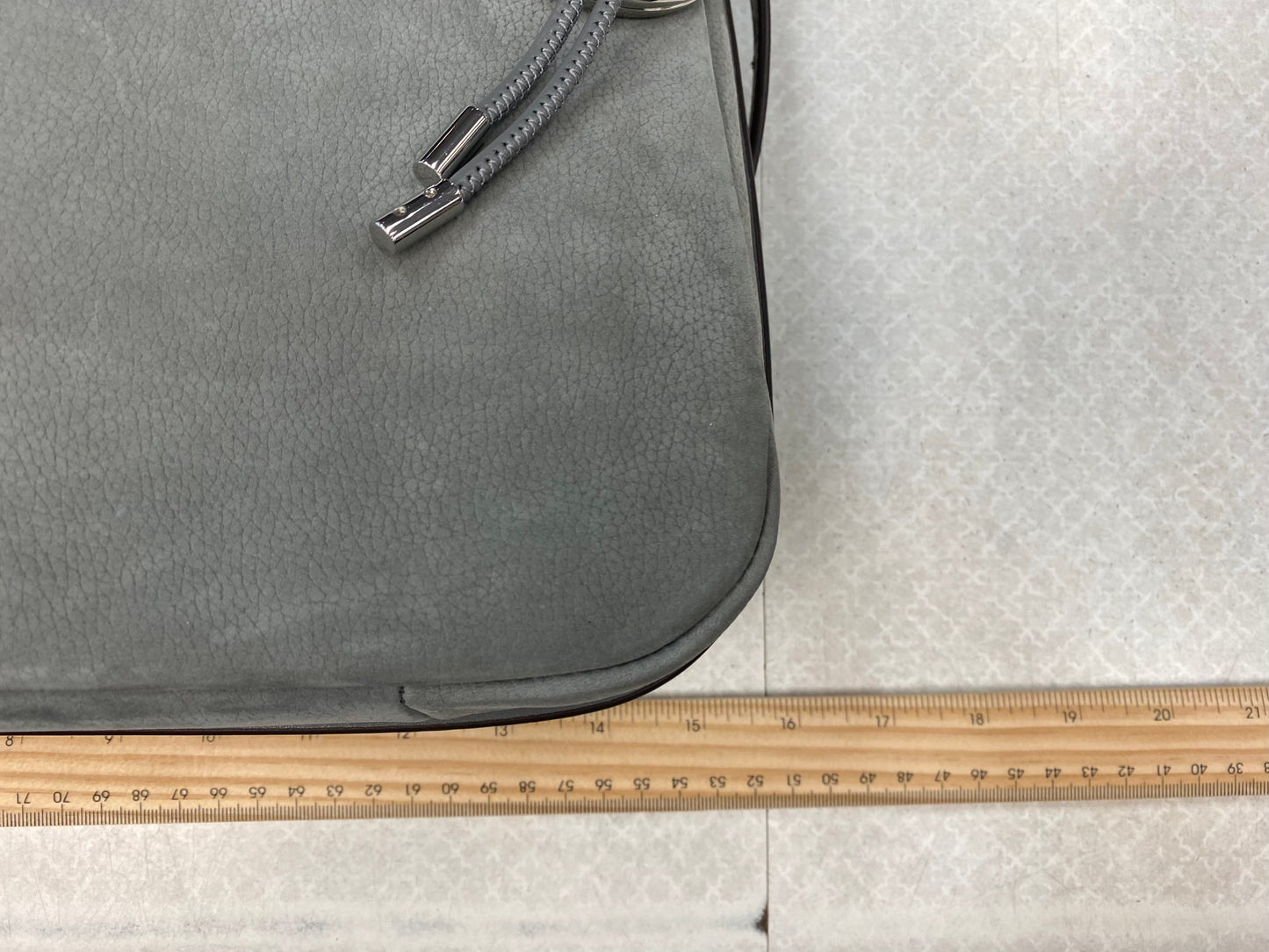 Handbag Designer By Michael Kors In Grey, Size:Large