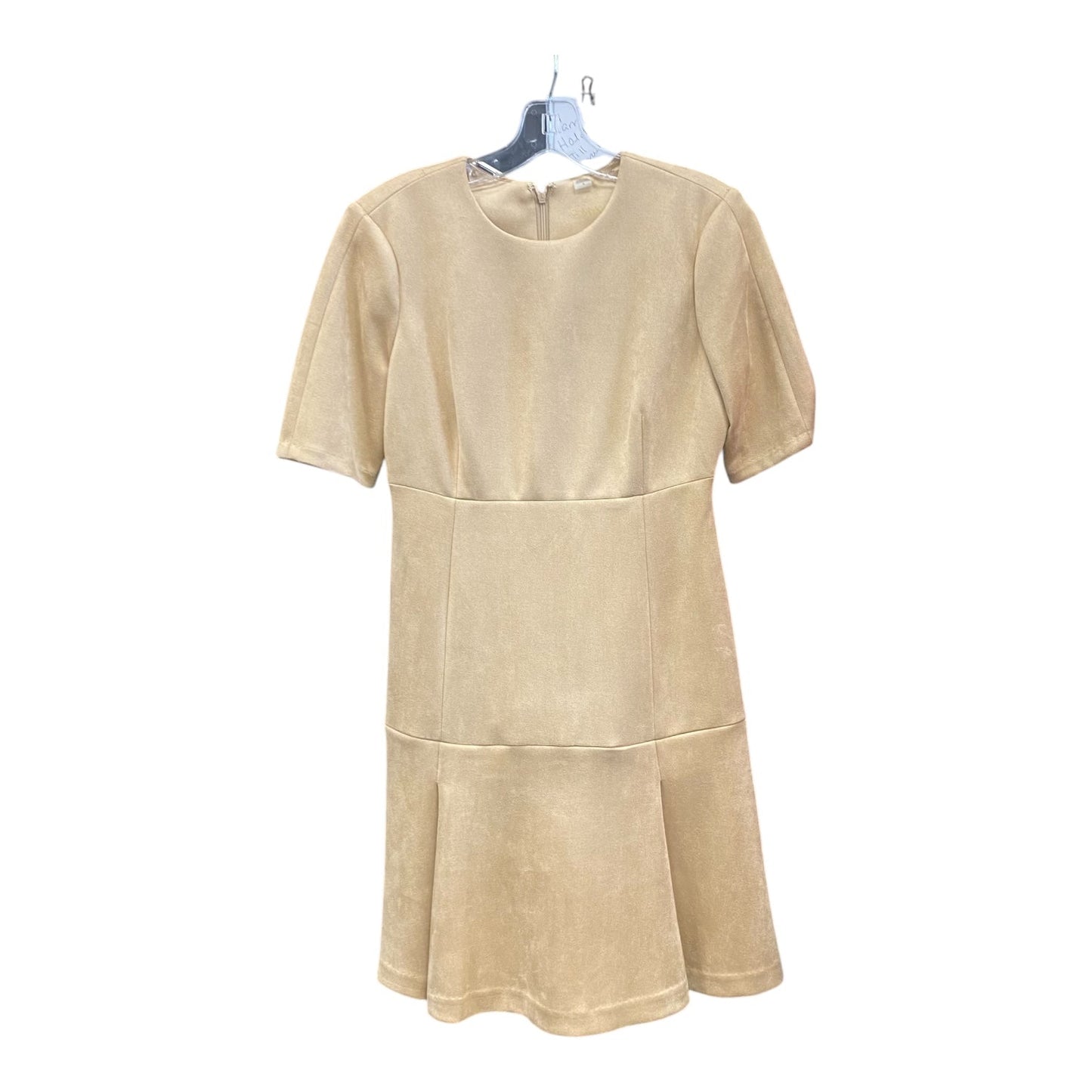 Dress Casual Short By Calvin Klein In Tan, Size:S