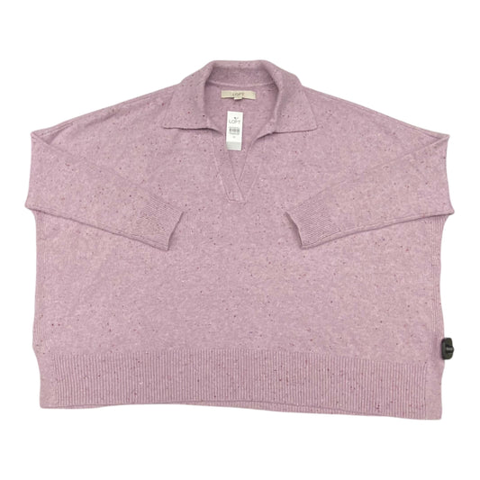 Sweater By Loft In Purple, Size:M