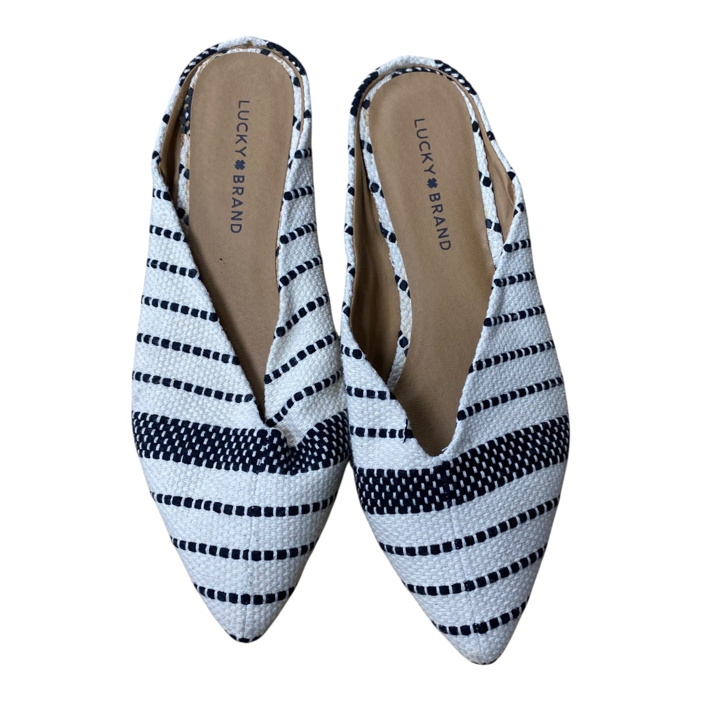 Shoes Flats By Lucky & Blessed In Ivory, Size:8.5