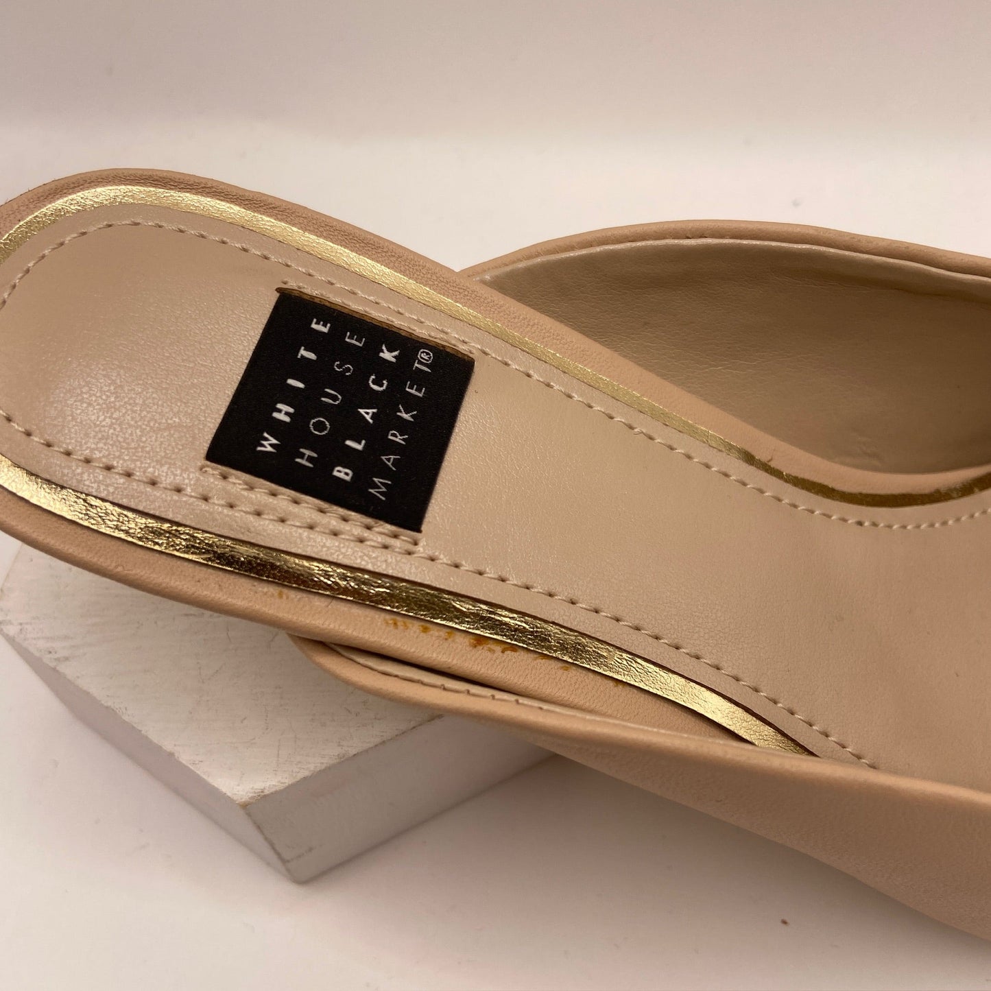 Shoes Heels Kitten By White House Black Market In Tan, Size: 7.5