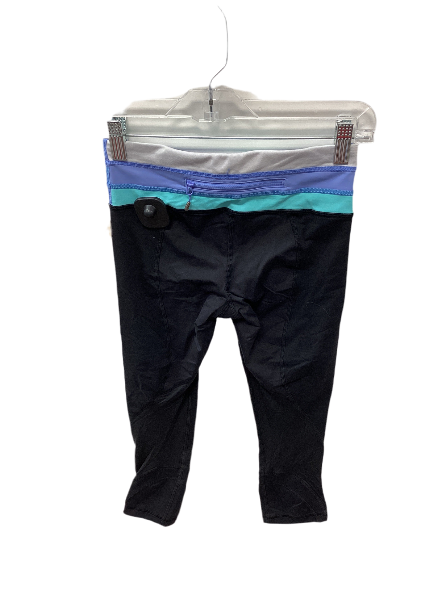 Athletic Leggings Capris By Lululemon In Black, Size:2