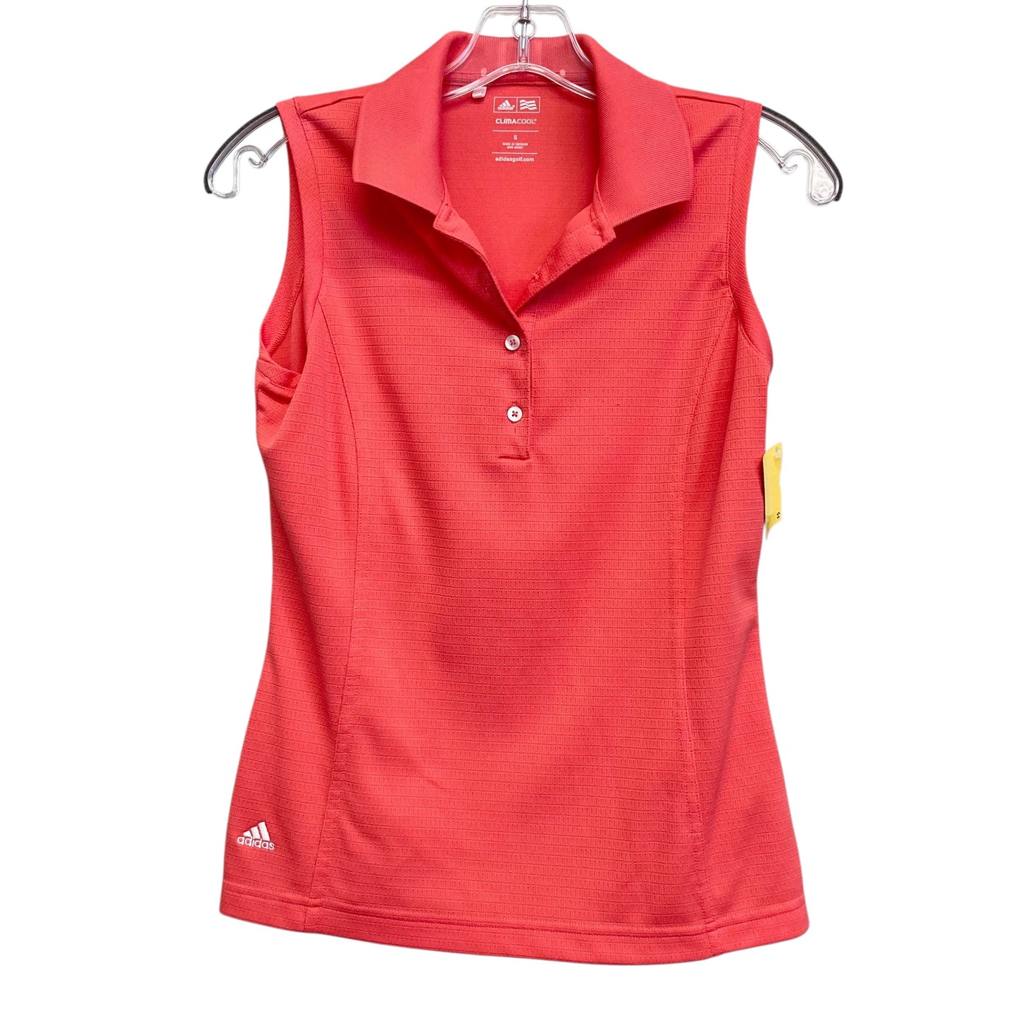 Athletic Tank Top By Adidas In Coral, Size:S
