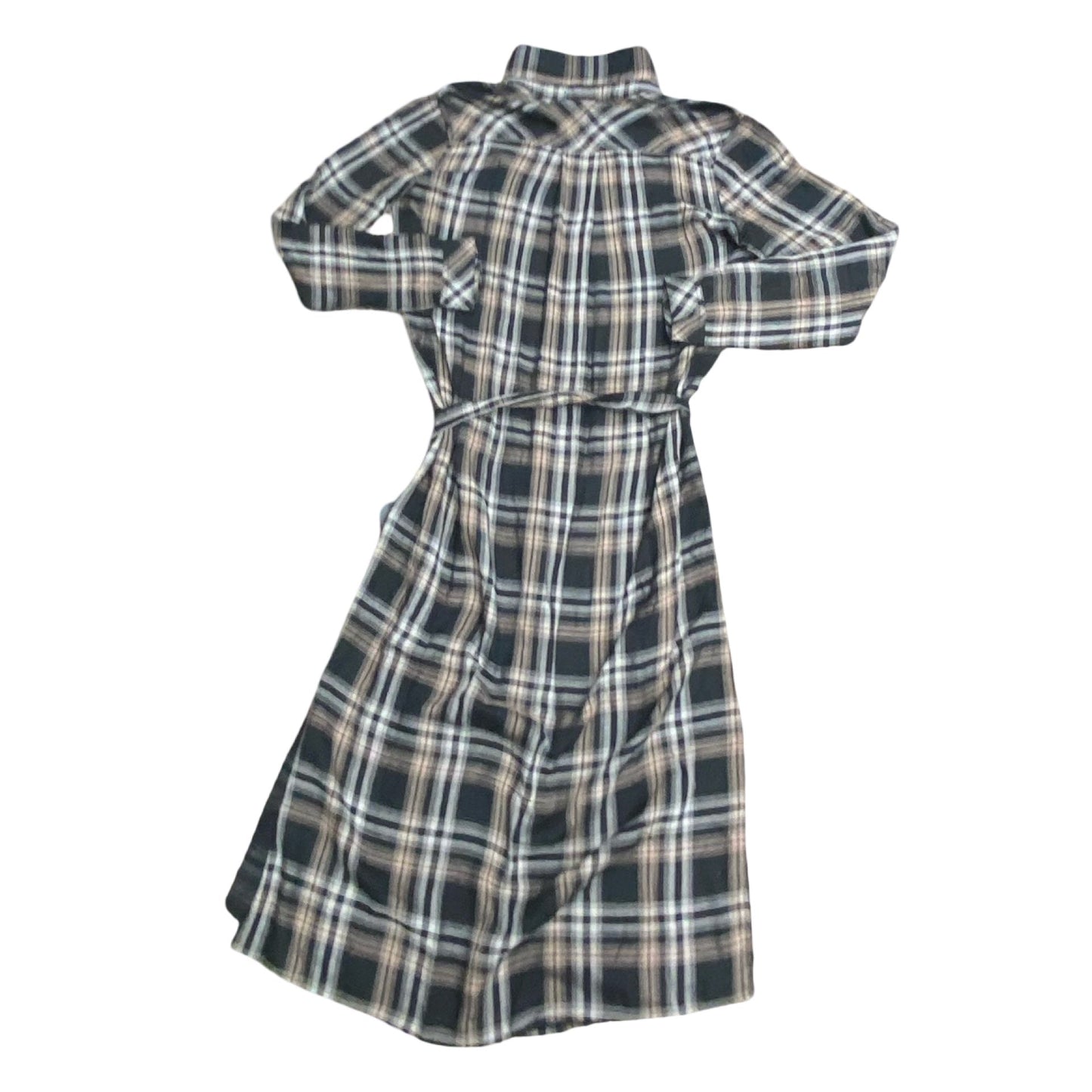 Dress Casual Maxi By Cloth & Stone In Plaid Pattern, Size:M