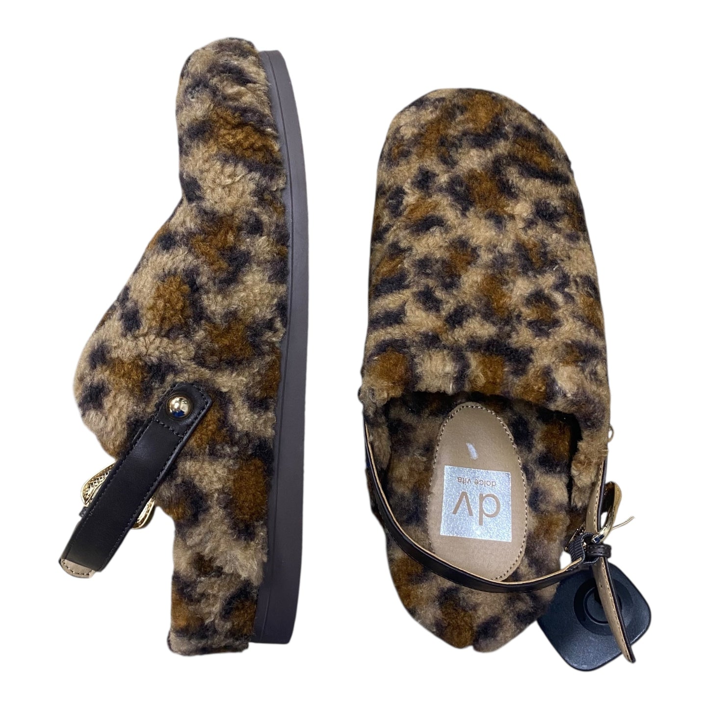 Sandals Flats By Dolce Vita In Animal Print, Size:7.5